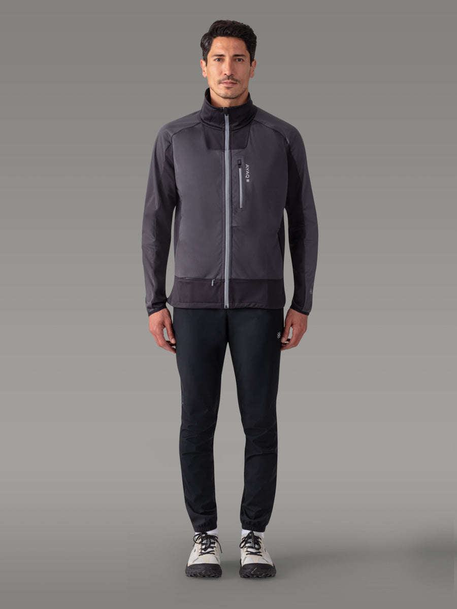 SHANDAR Windbreaker Jacket - color Black Storm

