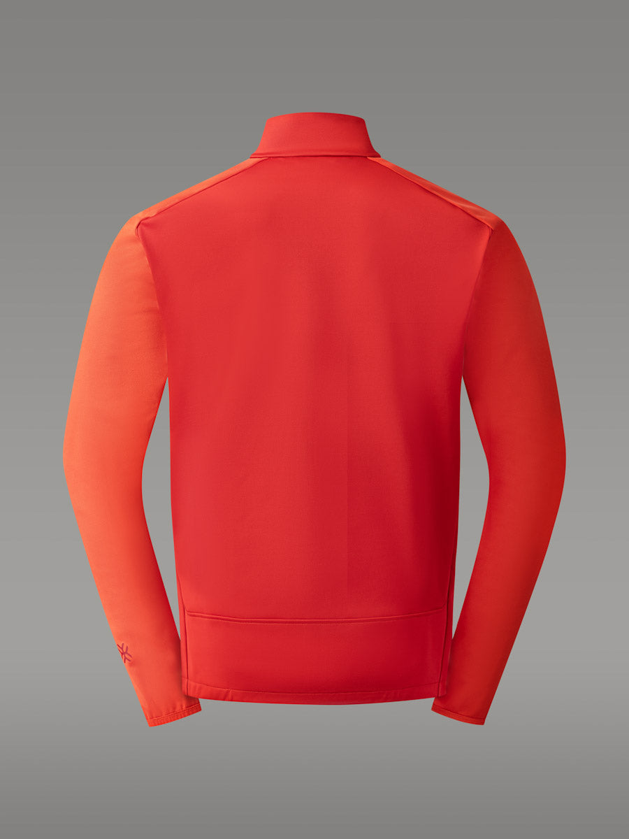 SHANDAR Windbreaker Jacket - color Orange Sunrise

