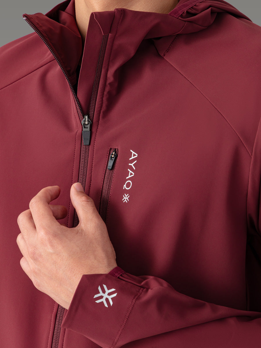 RAVEN Softshell-jakke — Red Sienna
