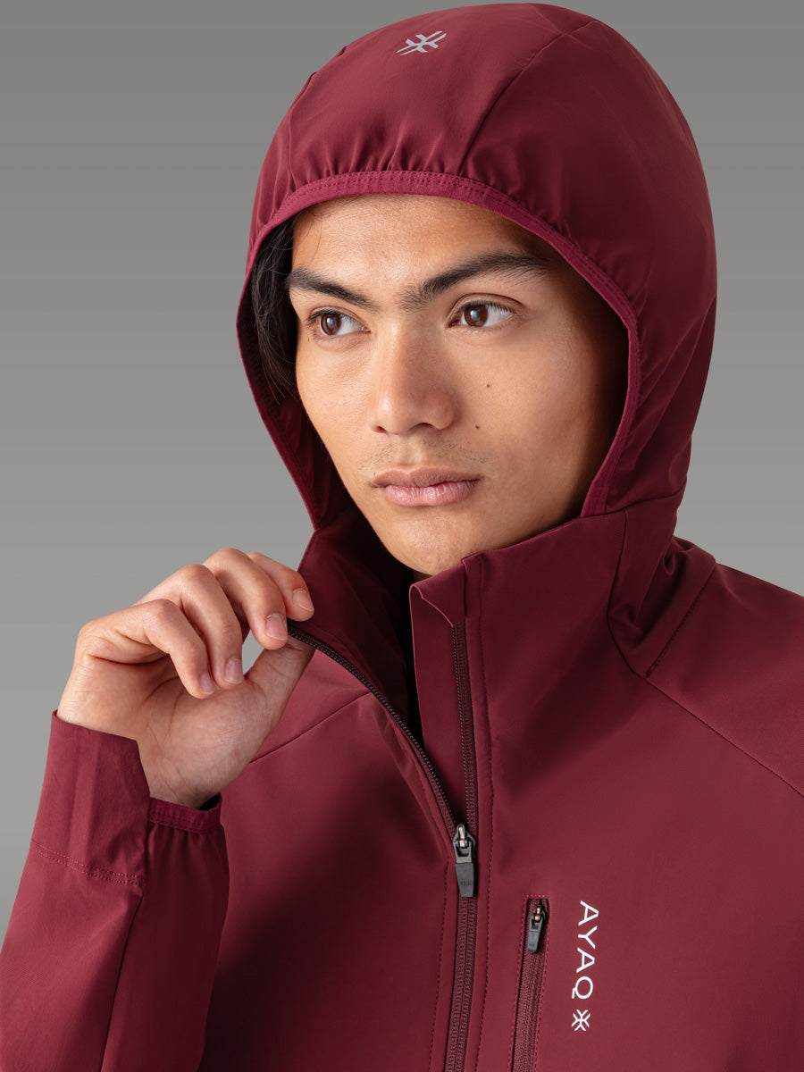 RAVEN Softshell-jakke — Red Sienna