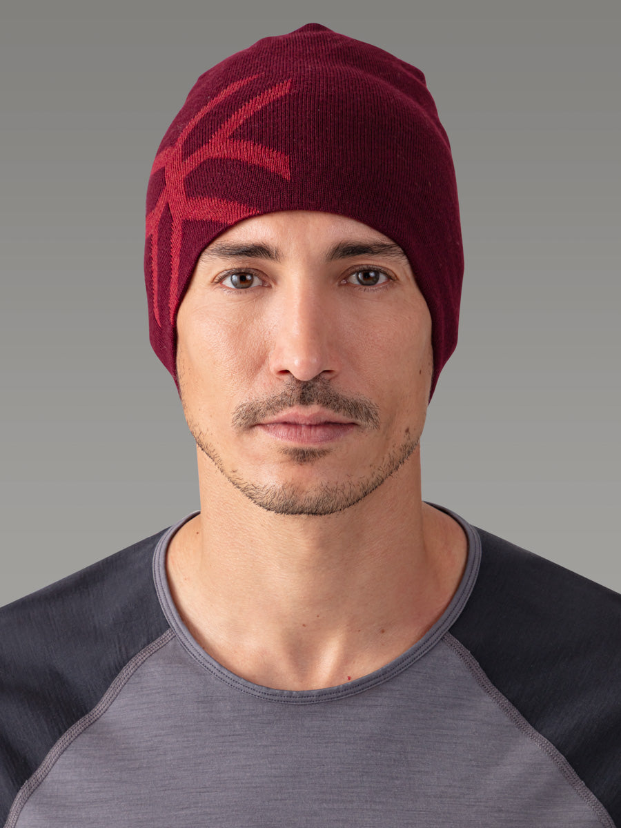 UPSALA Bonnet 100% Mérinos — Red Sienna
