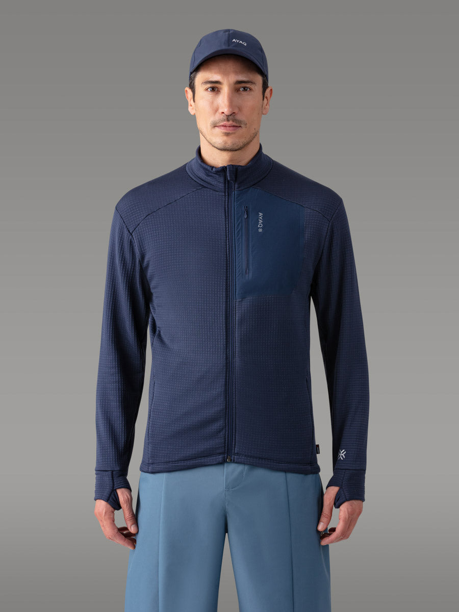 KOKANEE Active fleecejakke — North Blue