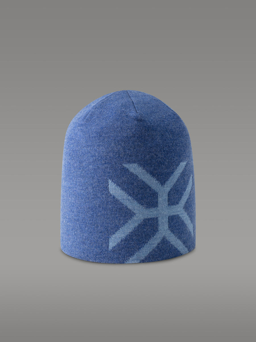 UPSALA 100% Merino Mütze — Blue Ice