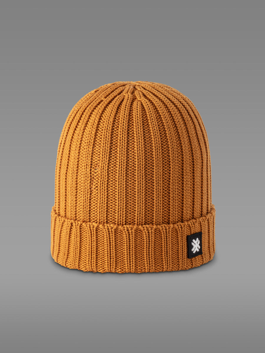 DAMMA Bonnet chaud 100% Mérinos — Orange Bryce