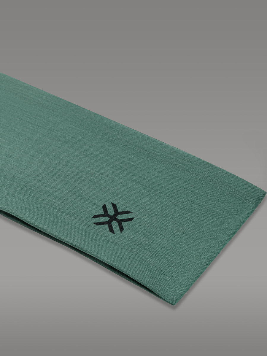 MANDRONE Bandeau 100% Mérinos — Green Lake