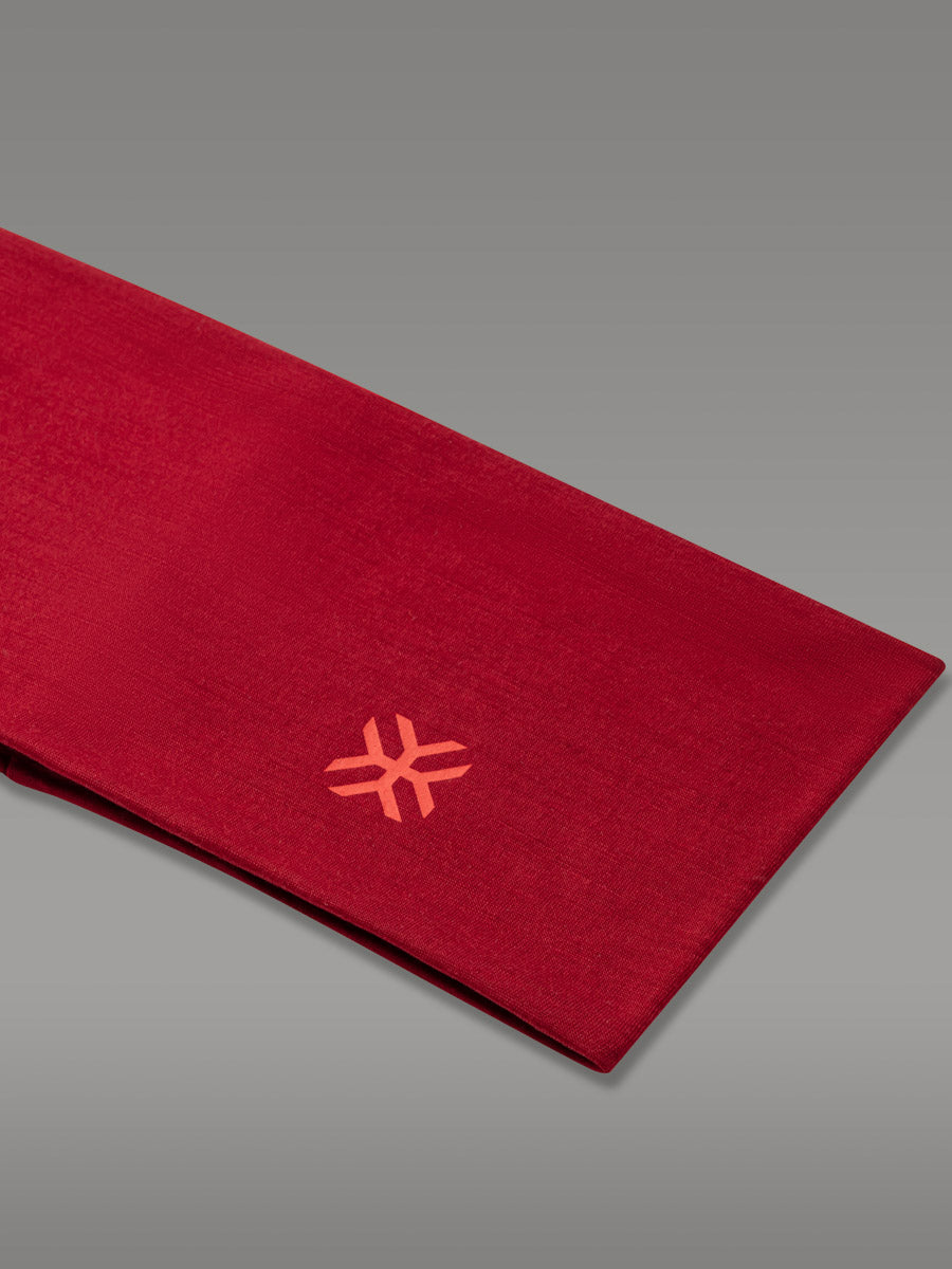 MANDRONE Stirnband 100 % Merino — Red Sienna