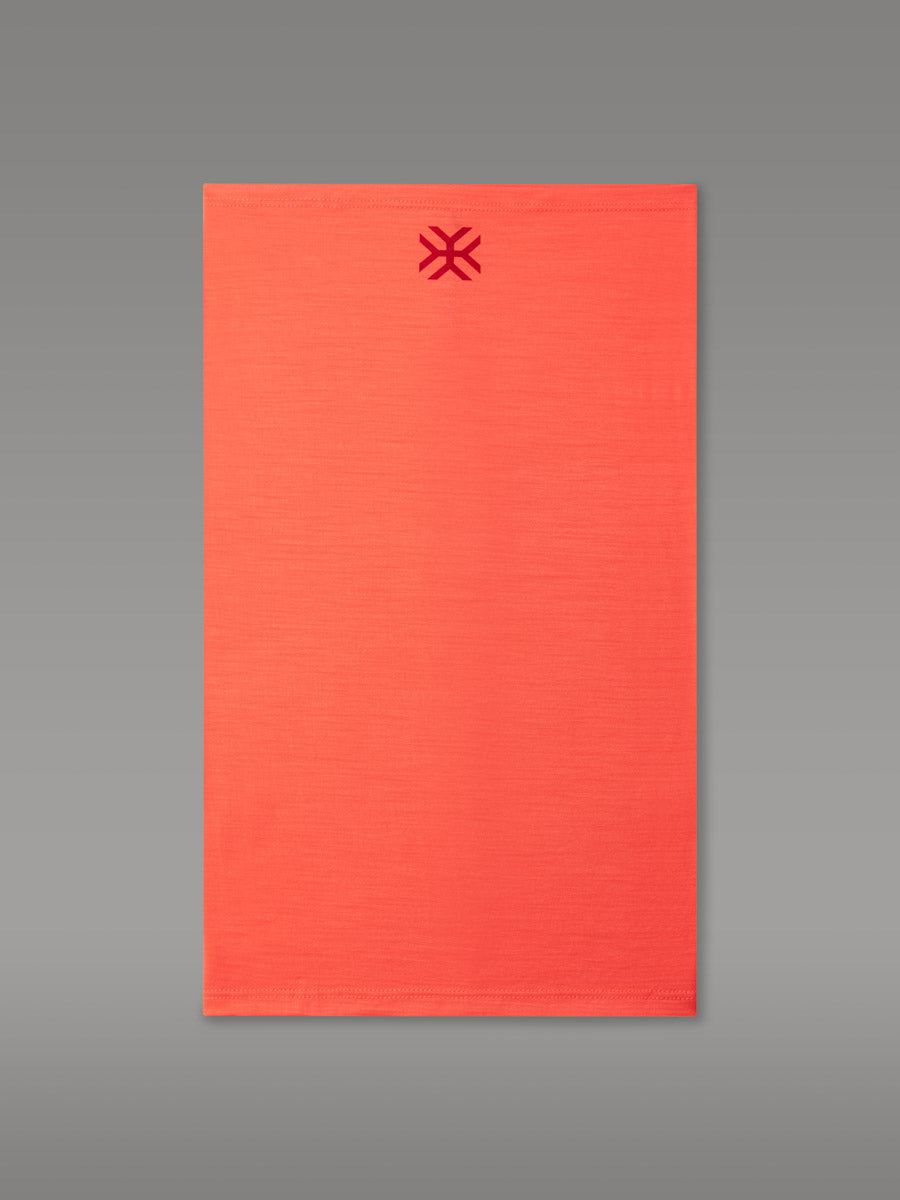 LOBBIA Tour de cou 100% Mérinos — Orange Salmon