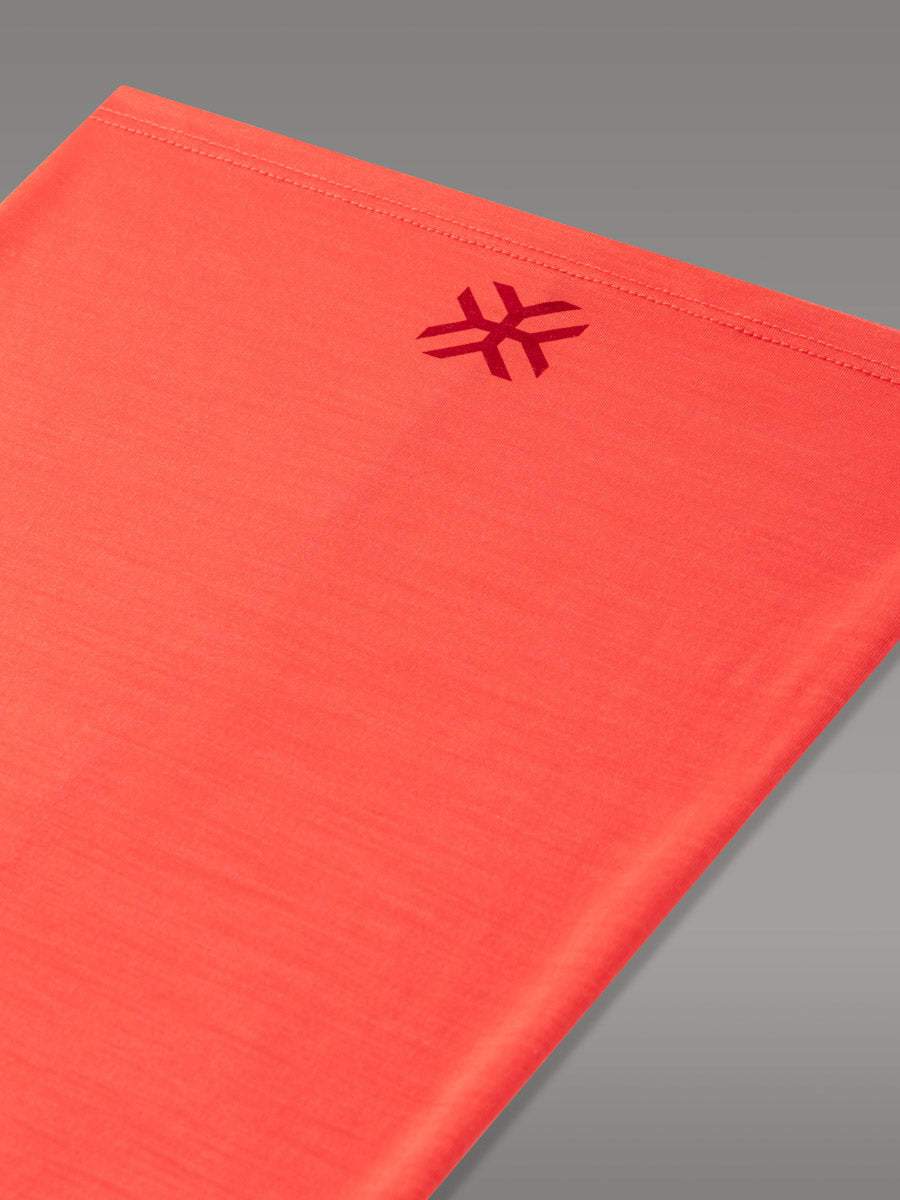 LOBBIA - Girocollo 100% Merino - coloris Orange Salmon

