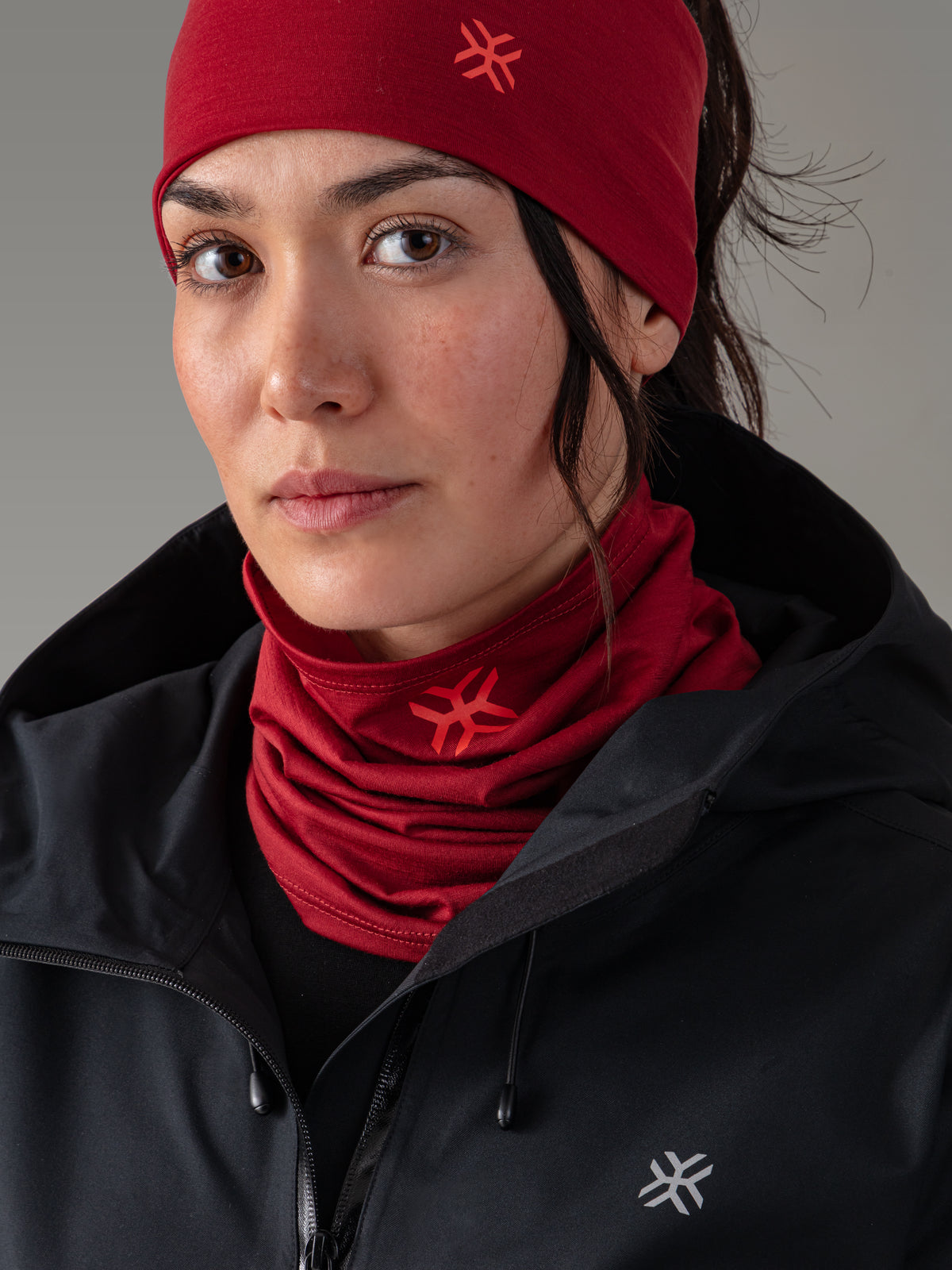 LOBBIA Tour de cou 100% Mérinos — Red Sienna