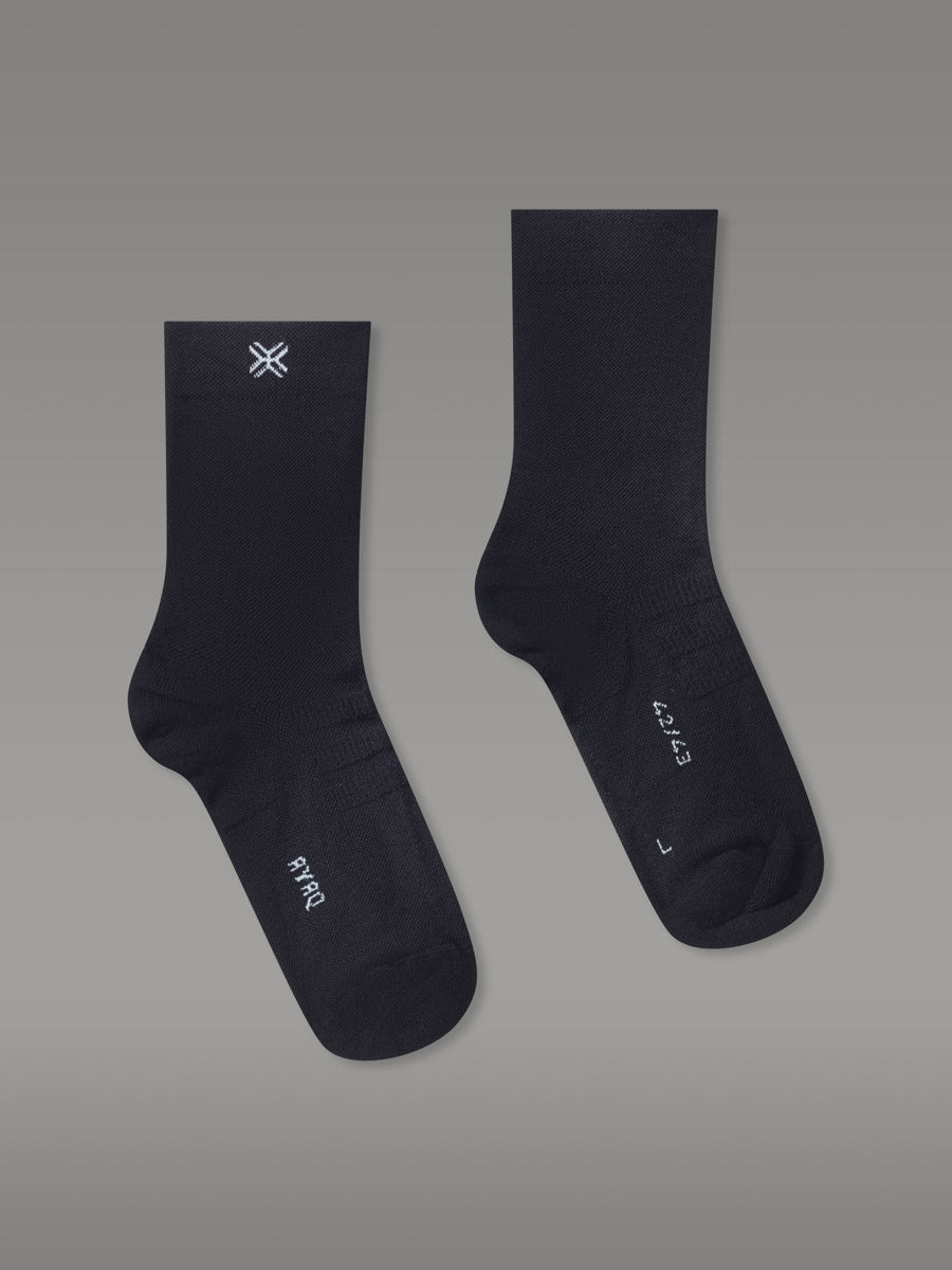 ALLOS Chaussettes rando Mérinos — Black Storm Blue Ice