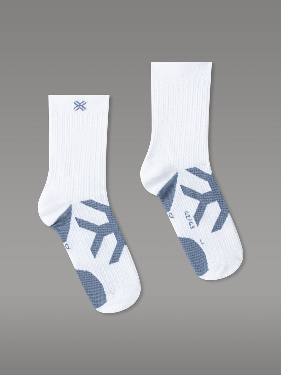 SAIMAA Chaussettes Technique — White Rock Blue Slate