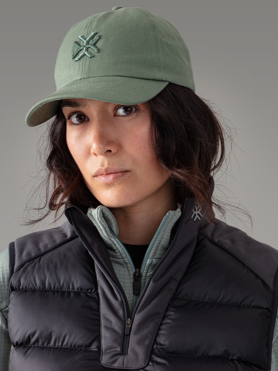 VENS Casquette coton flocon — Green Mist