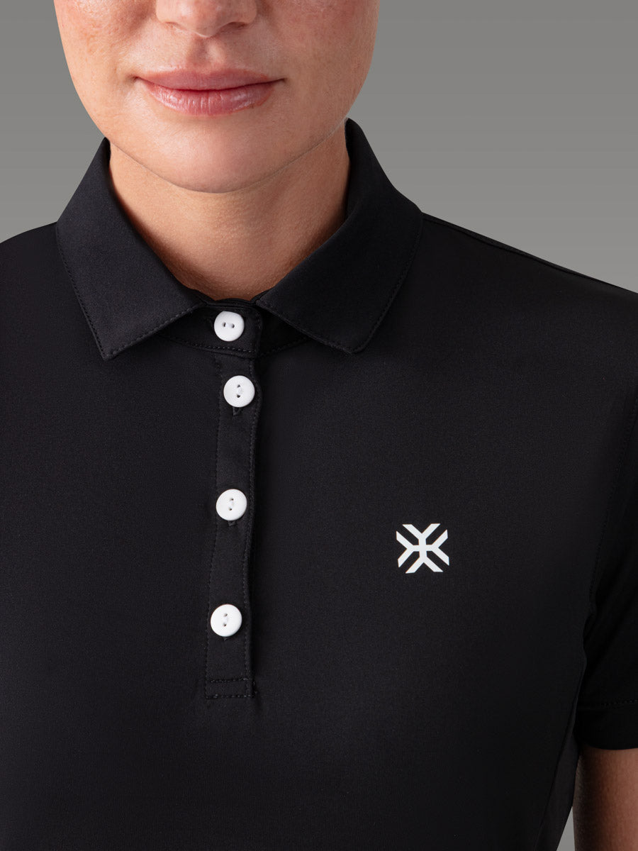 LAFFREY Leichtes aktives Polo — Black Storm