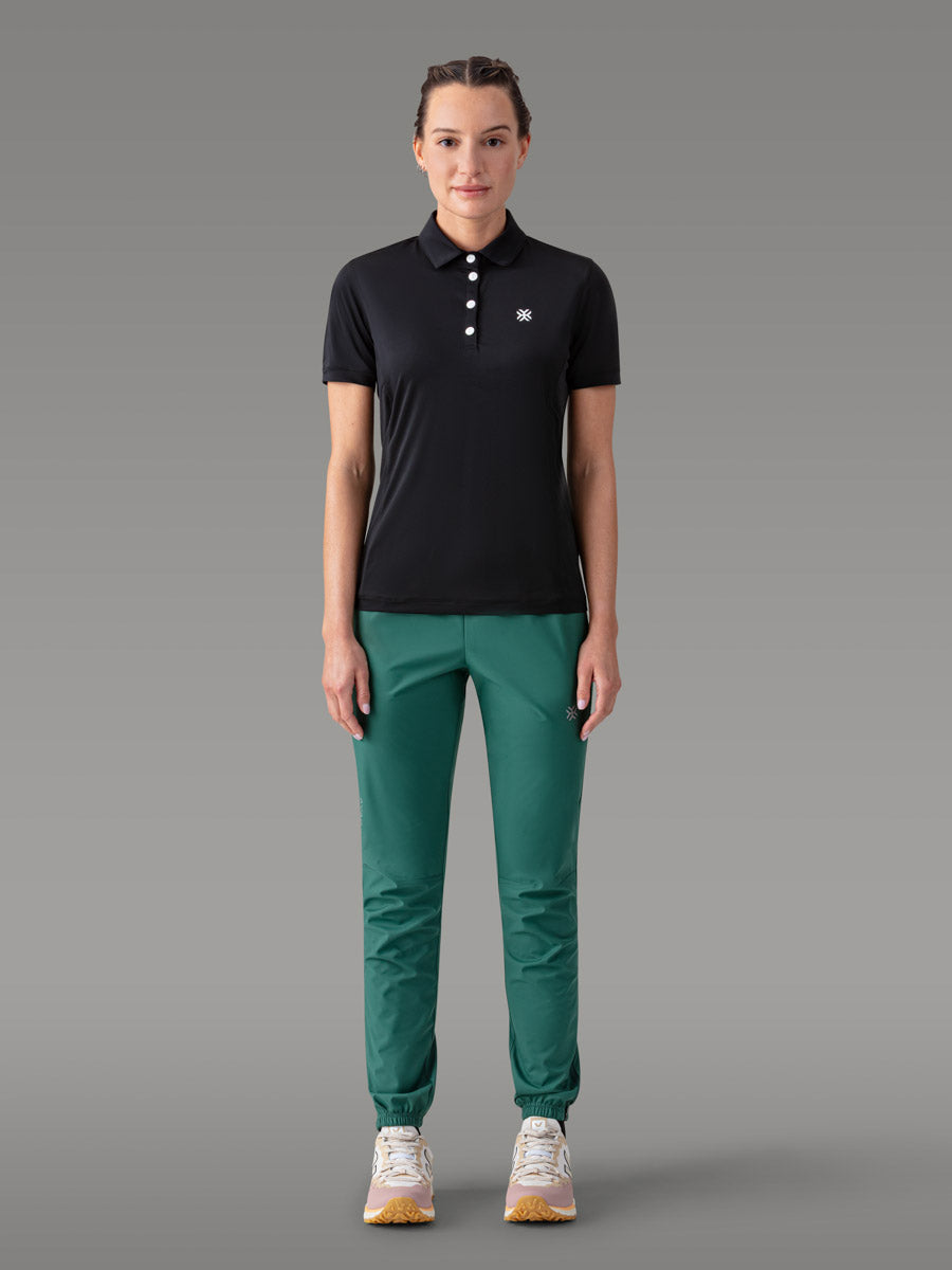LAFFREY Lightweight Active Polo — Black Storm