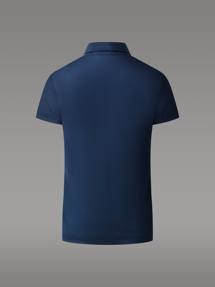 LAFFREY Lightweight Active Polo — North Blue