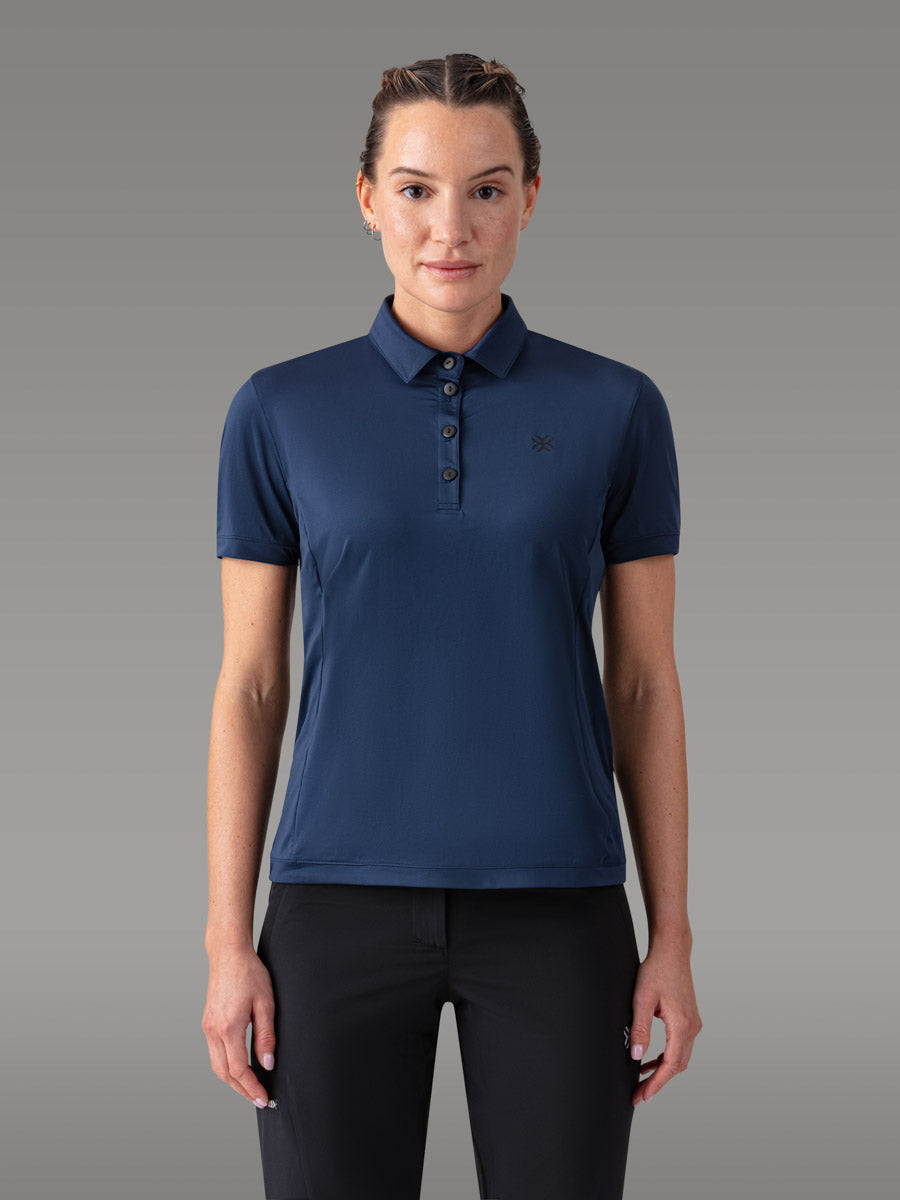 LAFFREY Lightweight Active Polo — North Blue