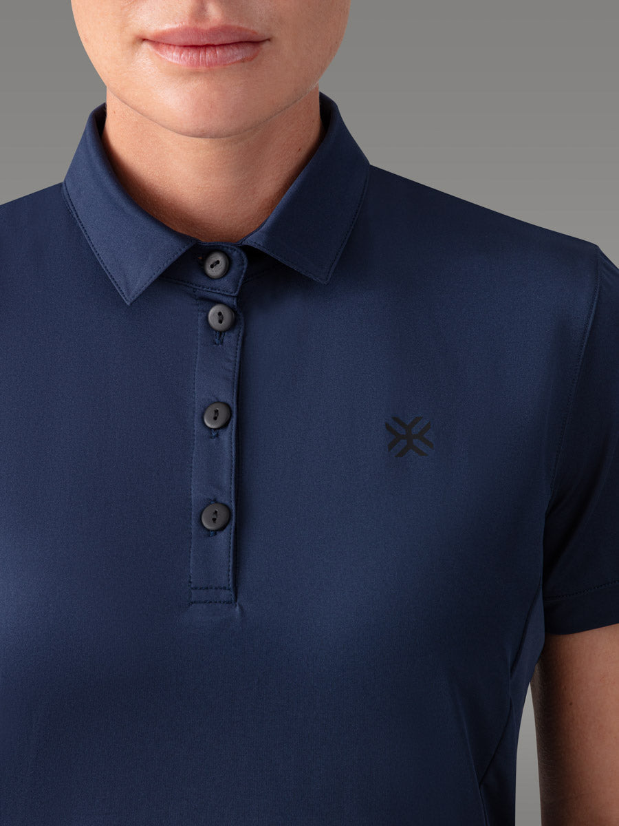 LAFFREY Lightweight Active Polo — North Blue