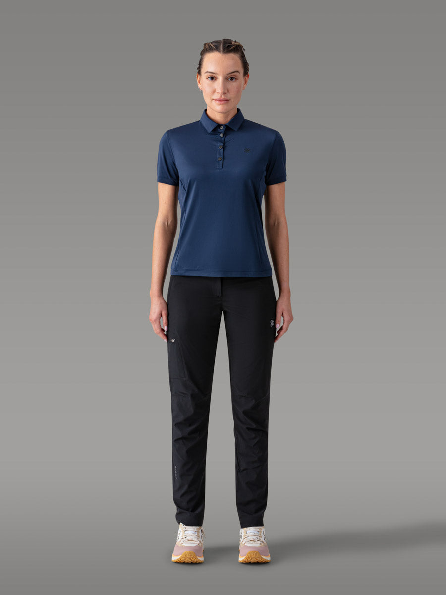 LAFFREY Lightweight Active Polo — North Blue