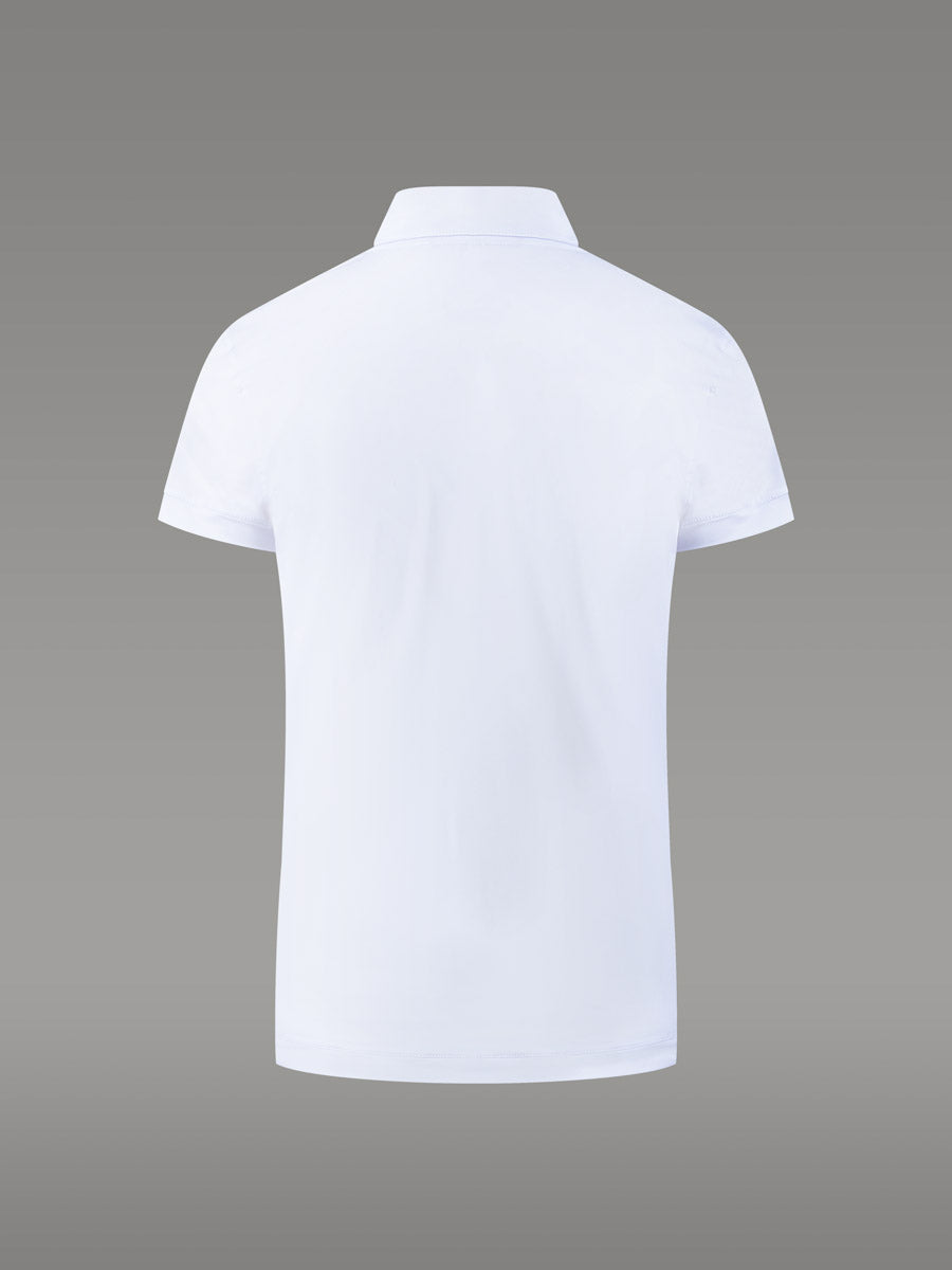 LAFFREY Lightweight Active Polo — White Rock