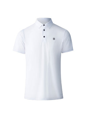 LAFFREY Polo léger Actif - coloris Thumbnail-White Rock

