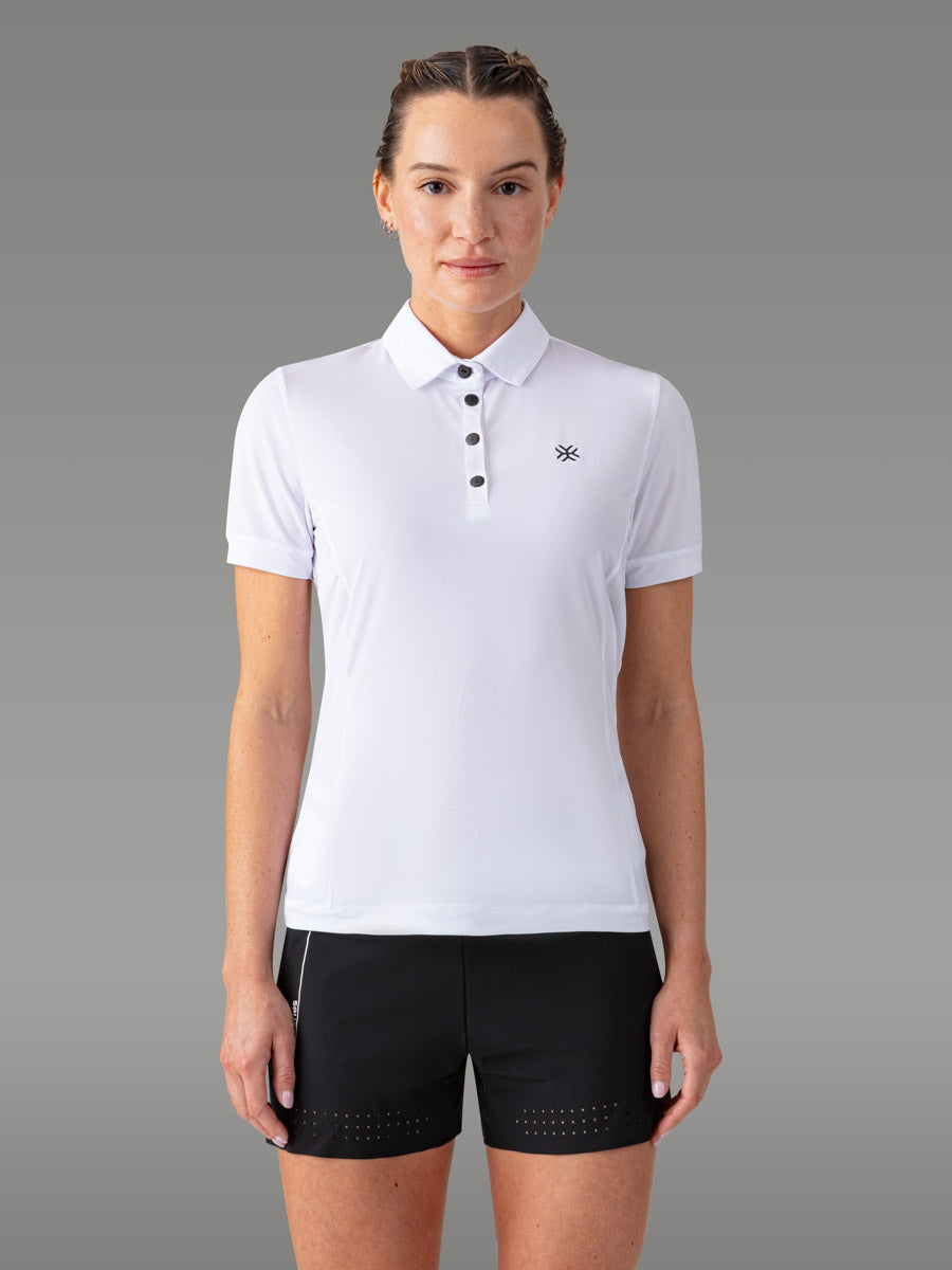 LAFFREY Lightweight Active Polo — White Rock