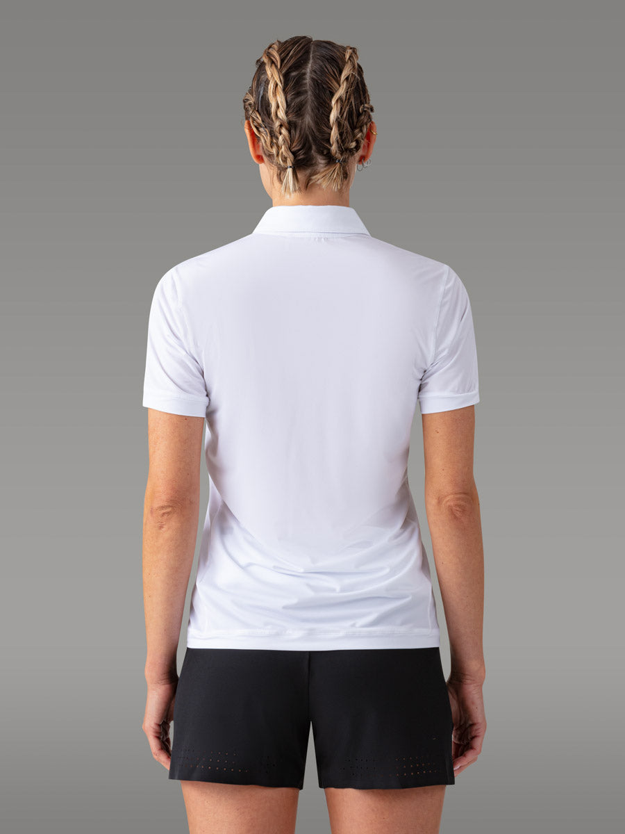 LAFFREY Lightweight Active Polo — White Rock