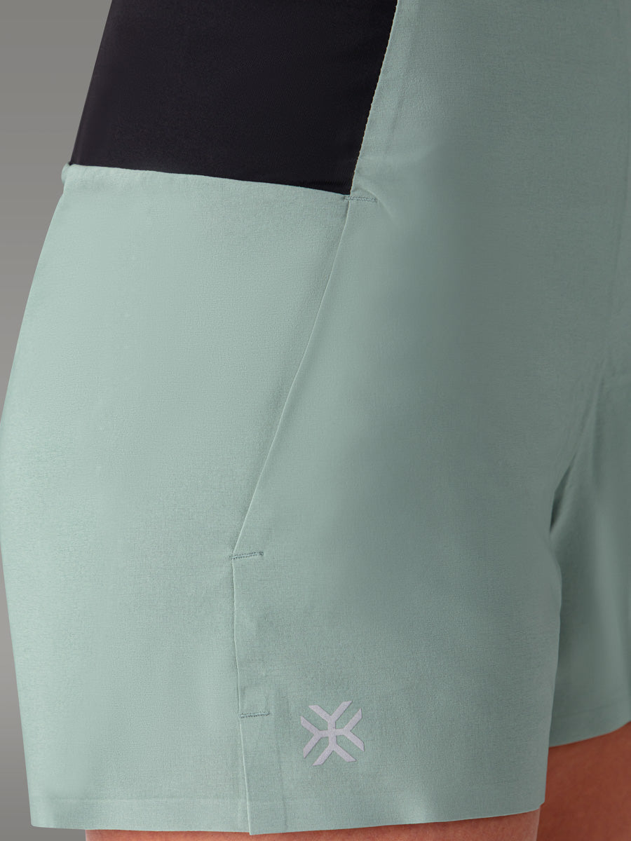 LEVICO Trail-Shorts — Green Mist