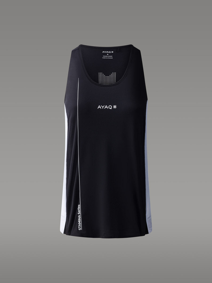 TENNO Trail/Running Stamina Tank Top — Black Storm