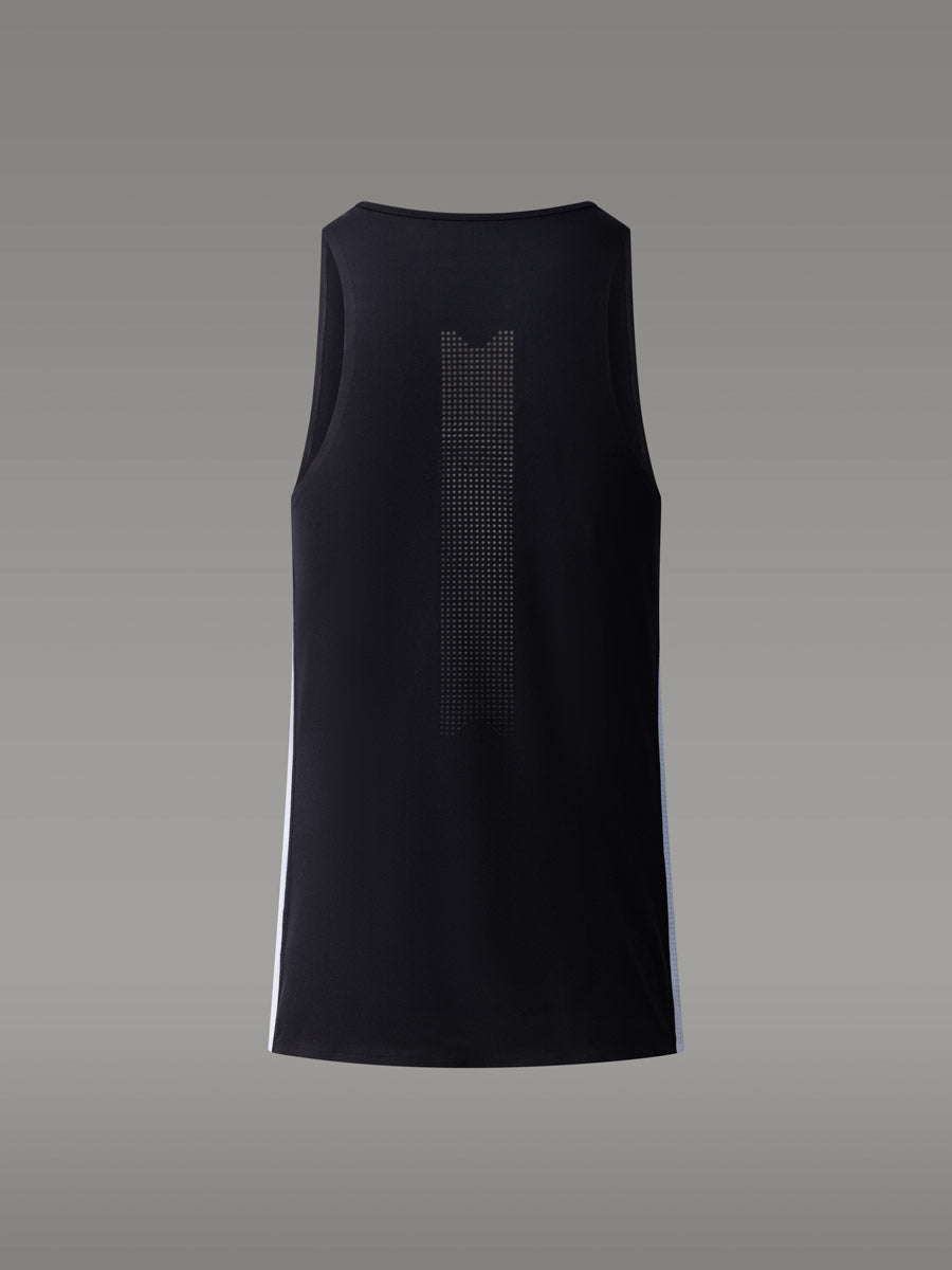 TENNO Trail/Running Stamina Tank Top — Black Storm