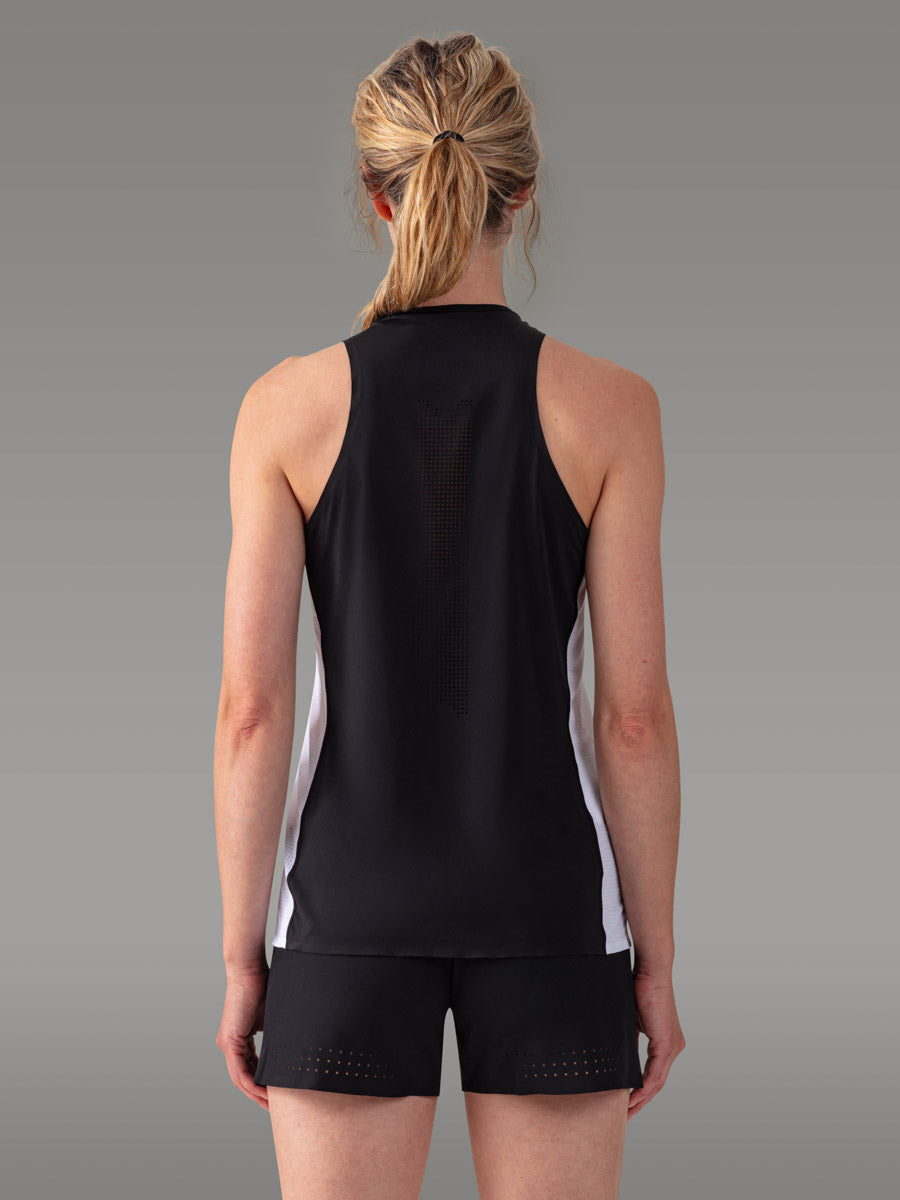 TENNO Trail/Running Stamina Tank Top — Black Storm