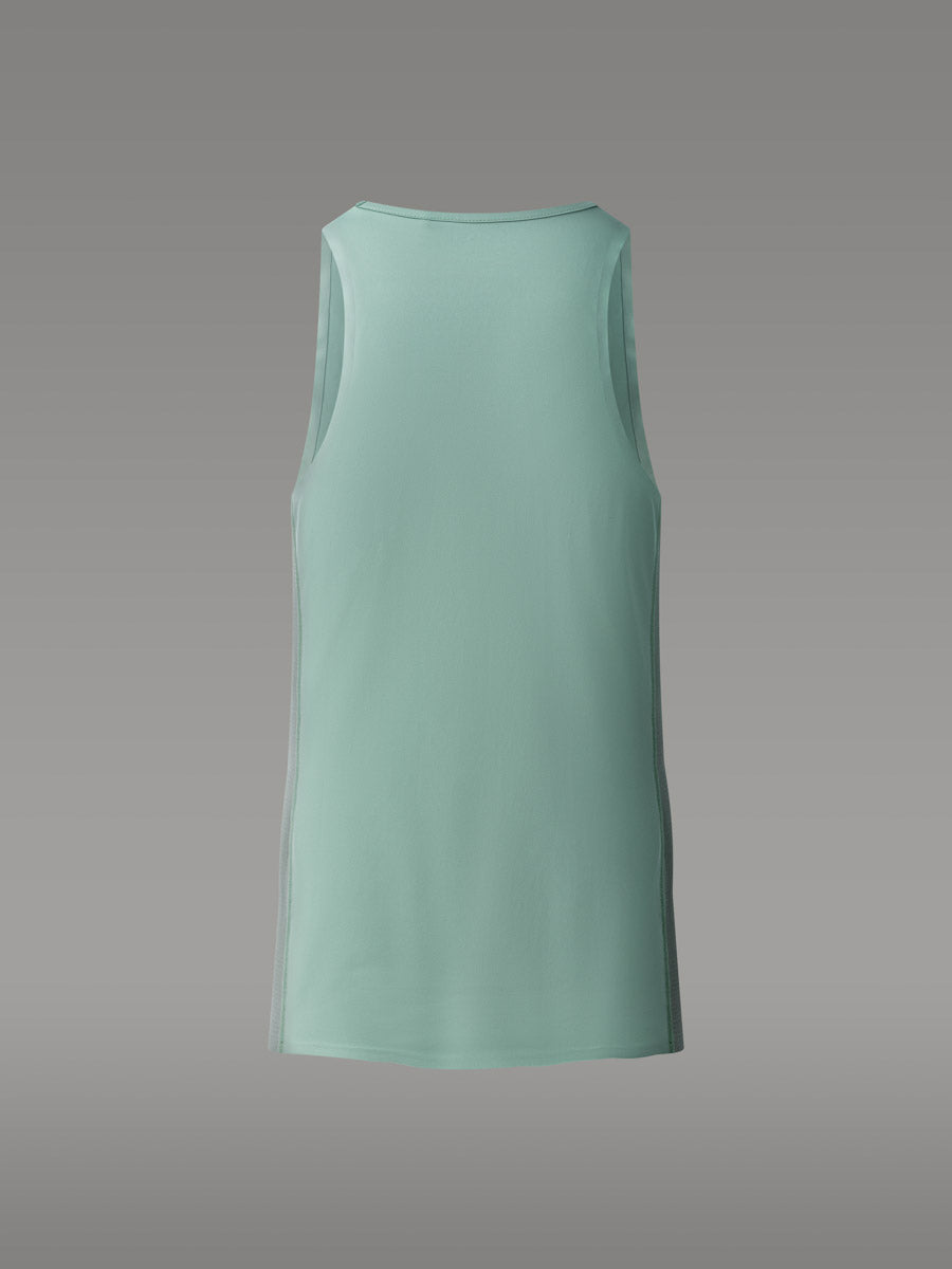 TENNO Running Trail Tank Top — Green Mist