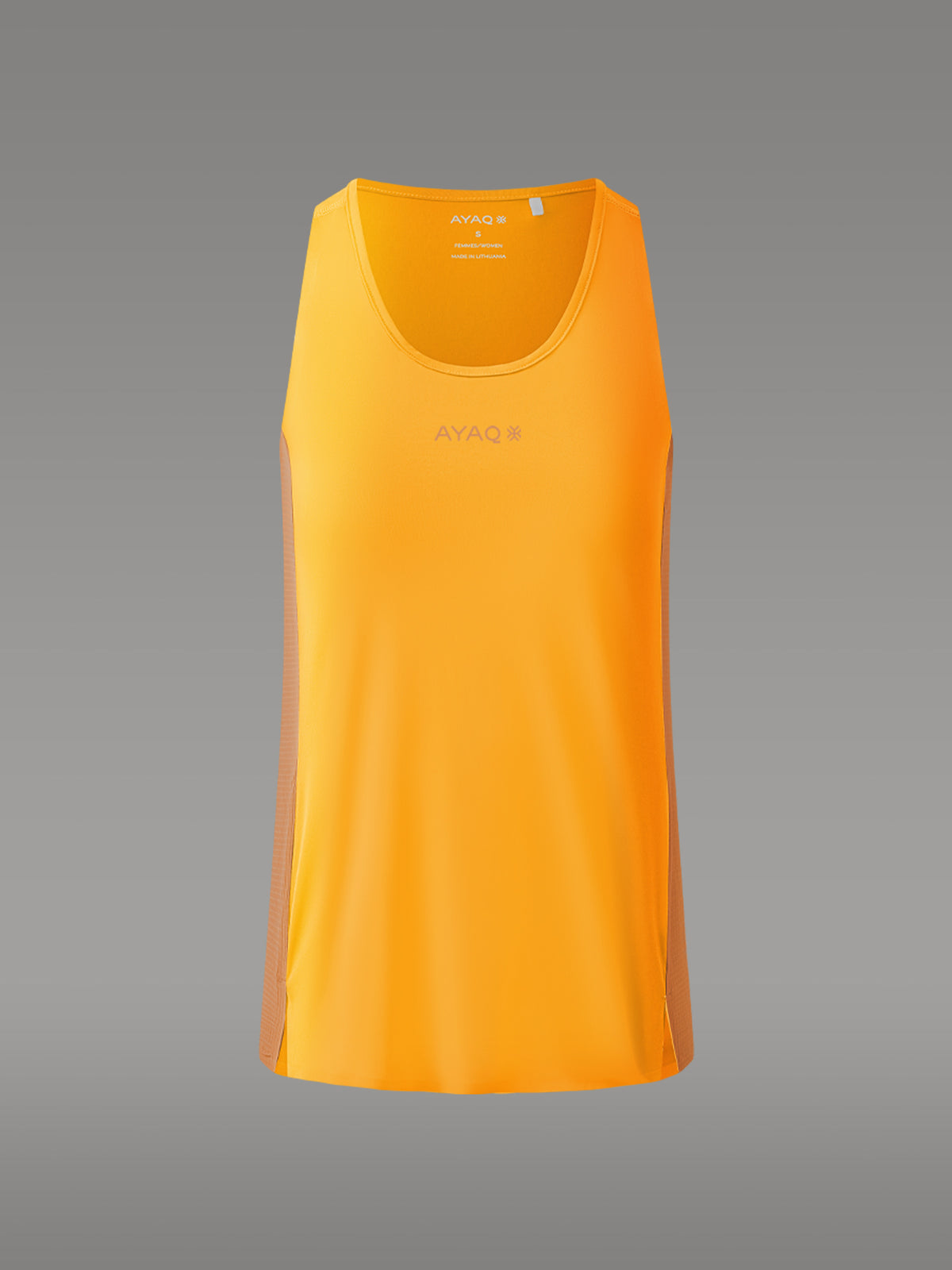 TENNO Running Trail Tank Top — Orange Bryce