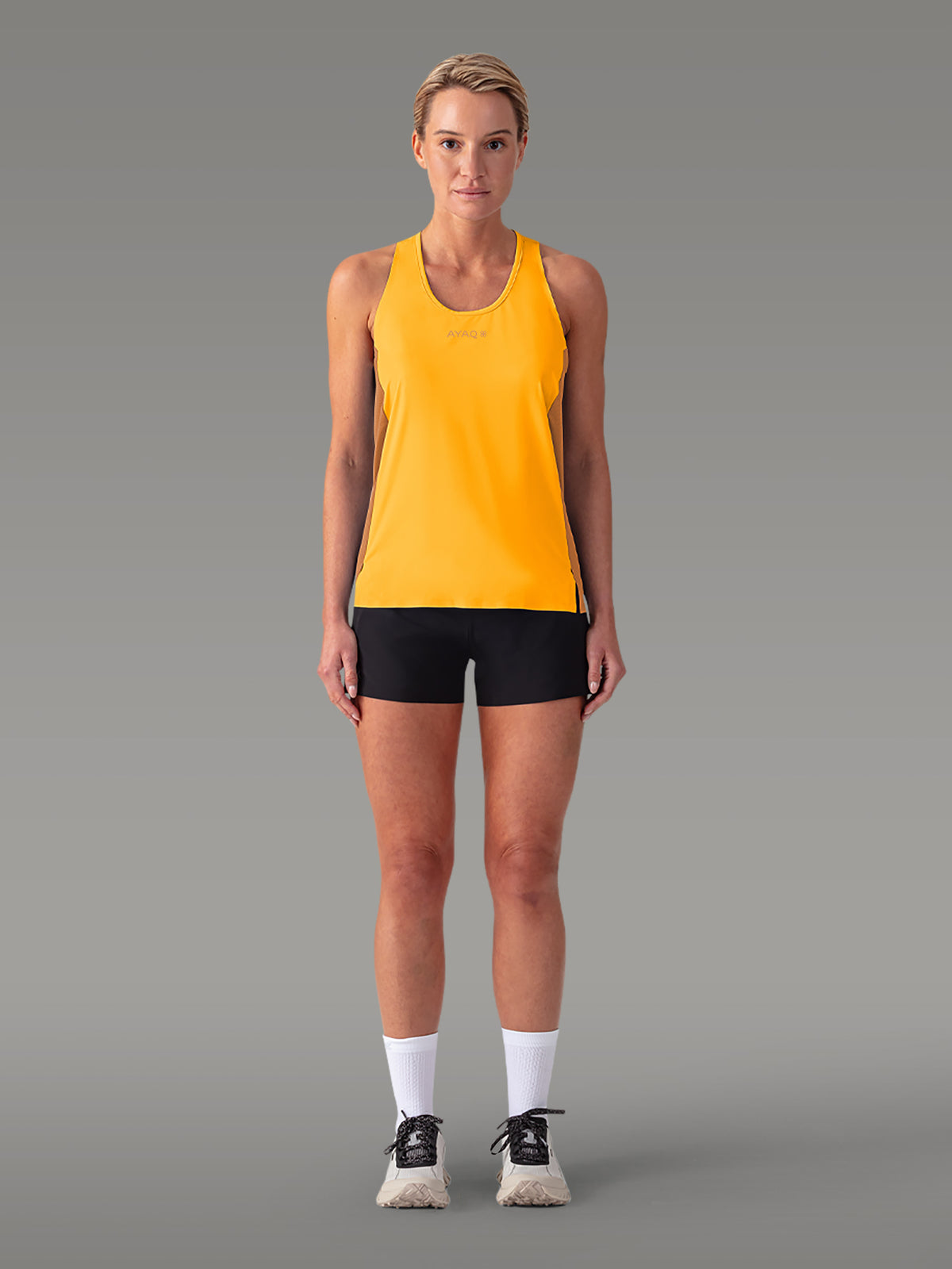 TENNO Running Trail Tank Top — Orange Bryce