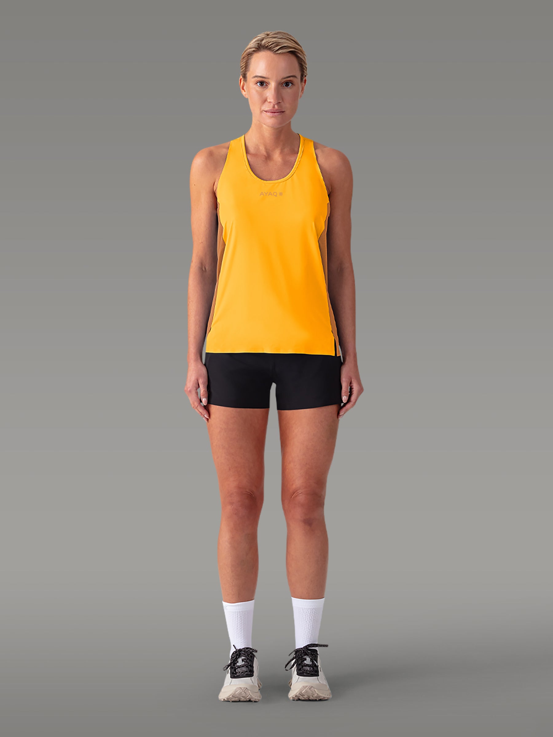 TENNO Débardeur running trail - coloris Orange Bryce

