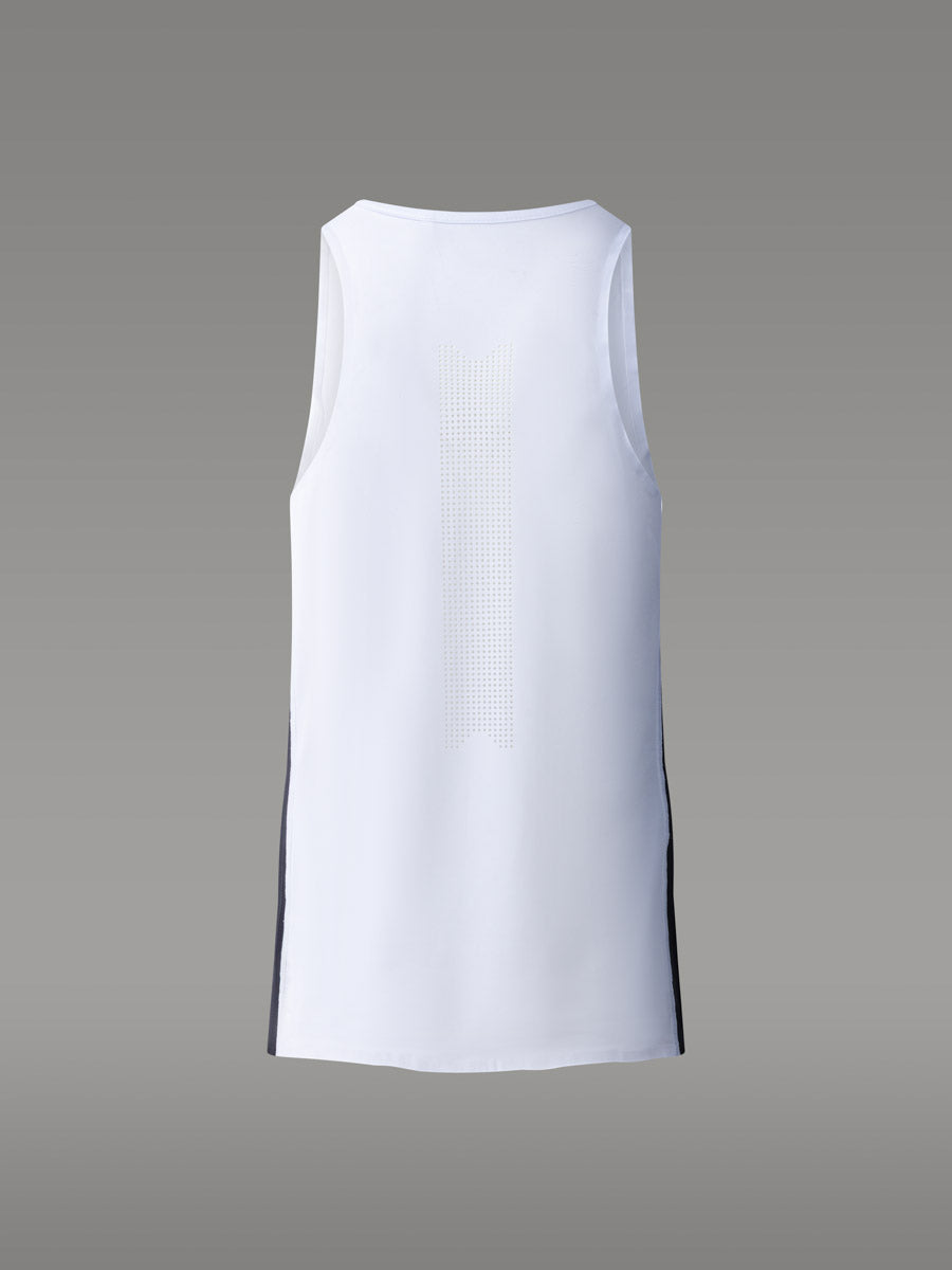 TENNO Trail/Running Stamina Tank Top — White Rock