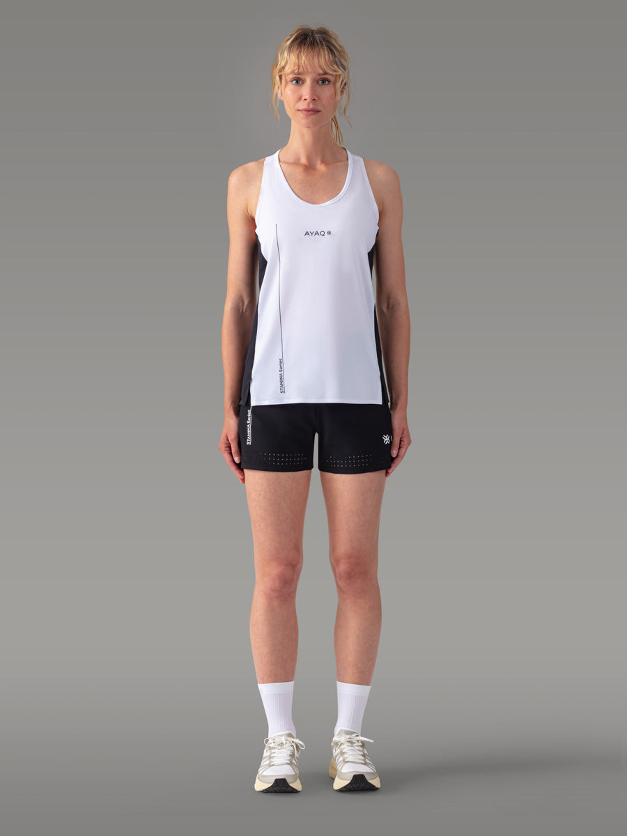 TENNO Trail/Running Stamina Tank Top — White Rock