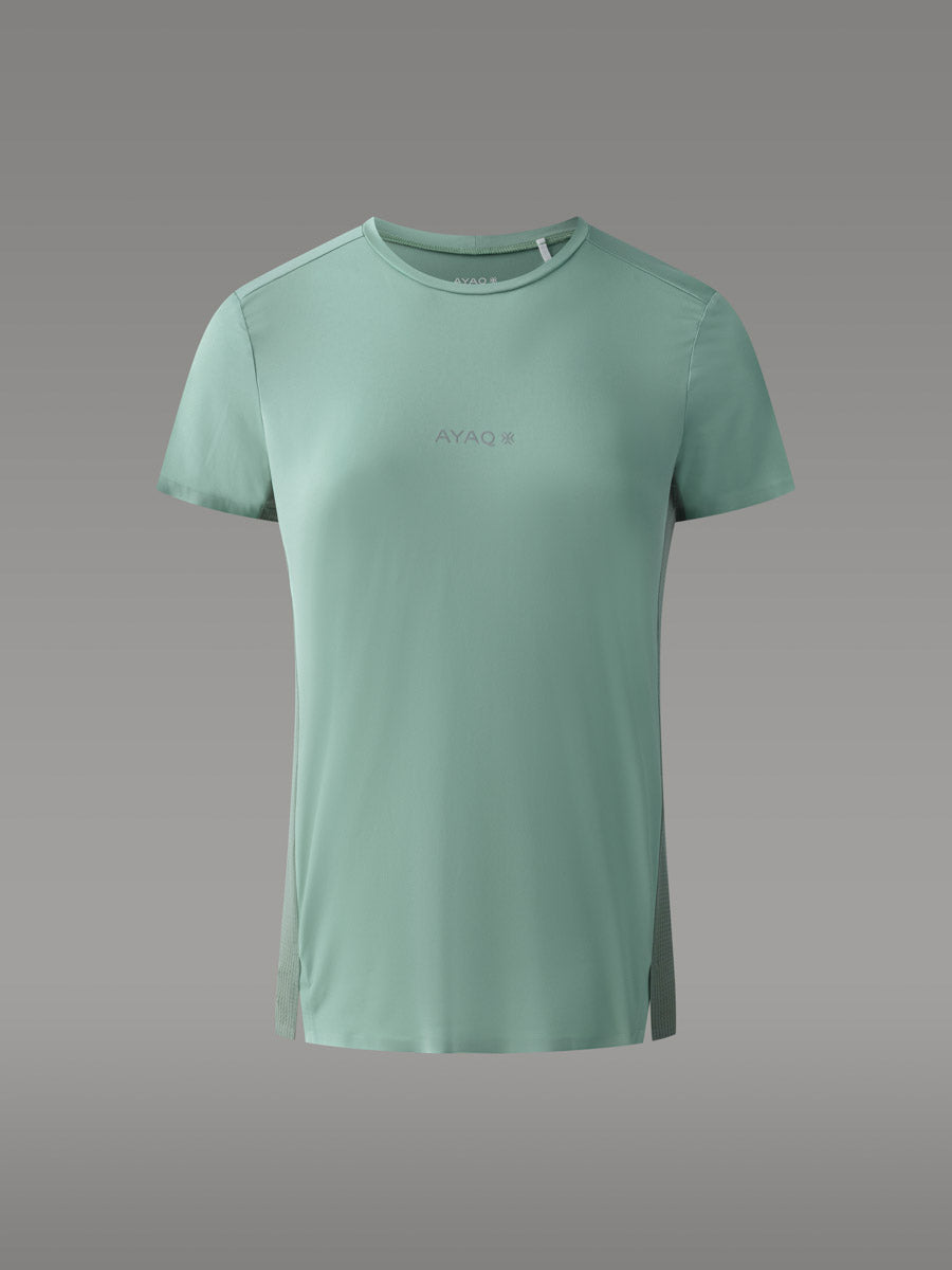 MOLVENO T-shirt technique — Green Mist