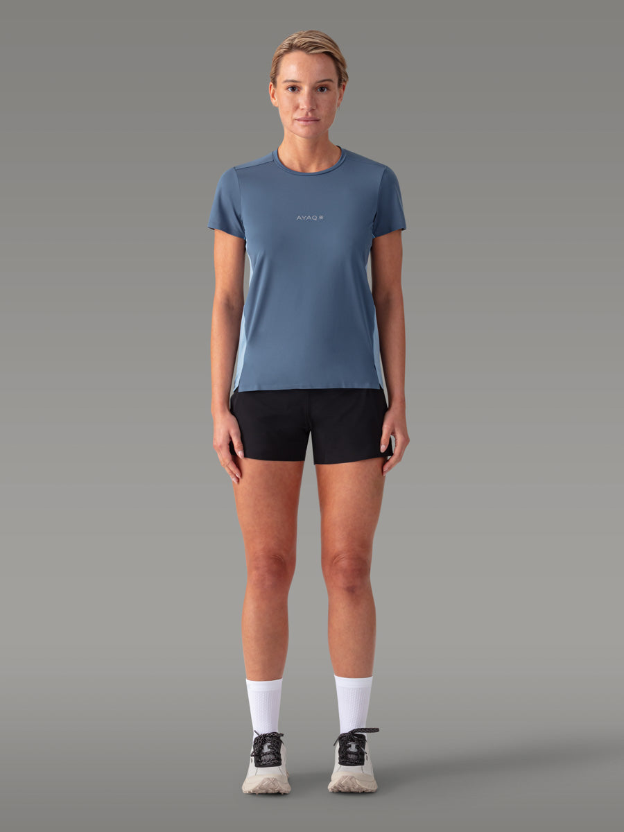 MOLVENO Teknisk T-skjorte — Blue Slate