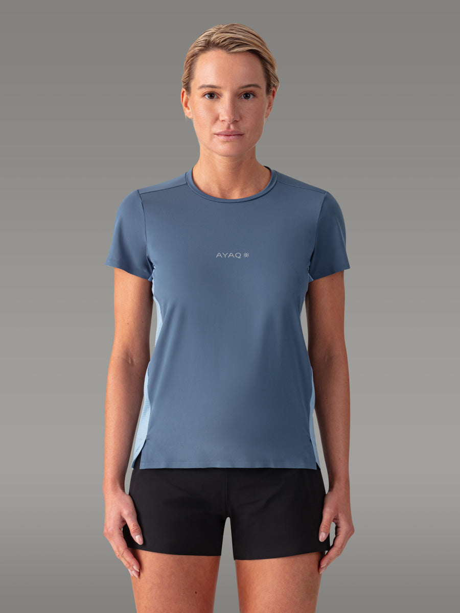 MOLVENO Teknisk T-skjorte — Blue Slate