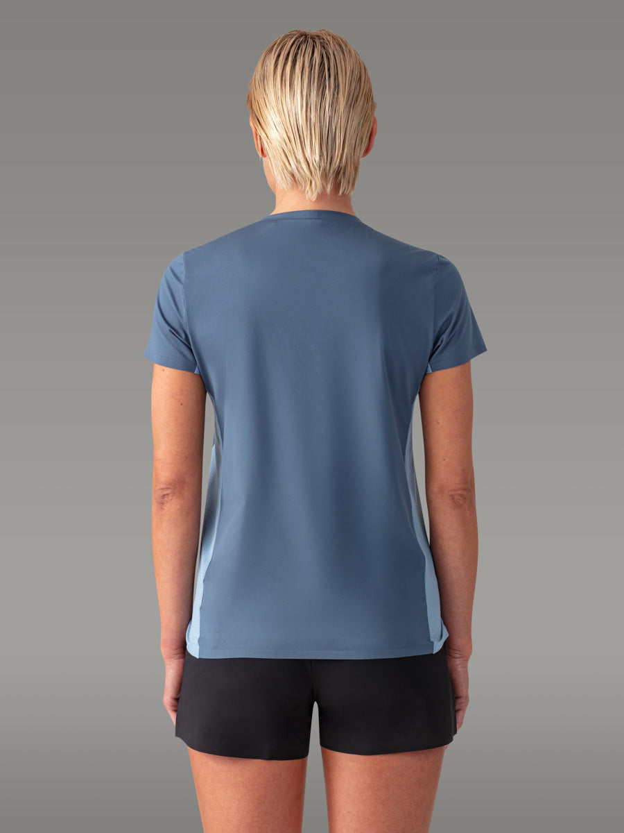 MOLVENO T-shirt technique — Blue Slate