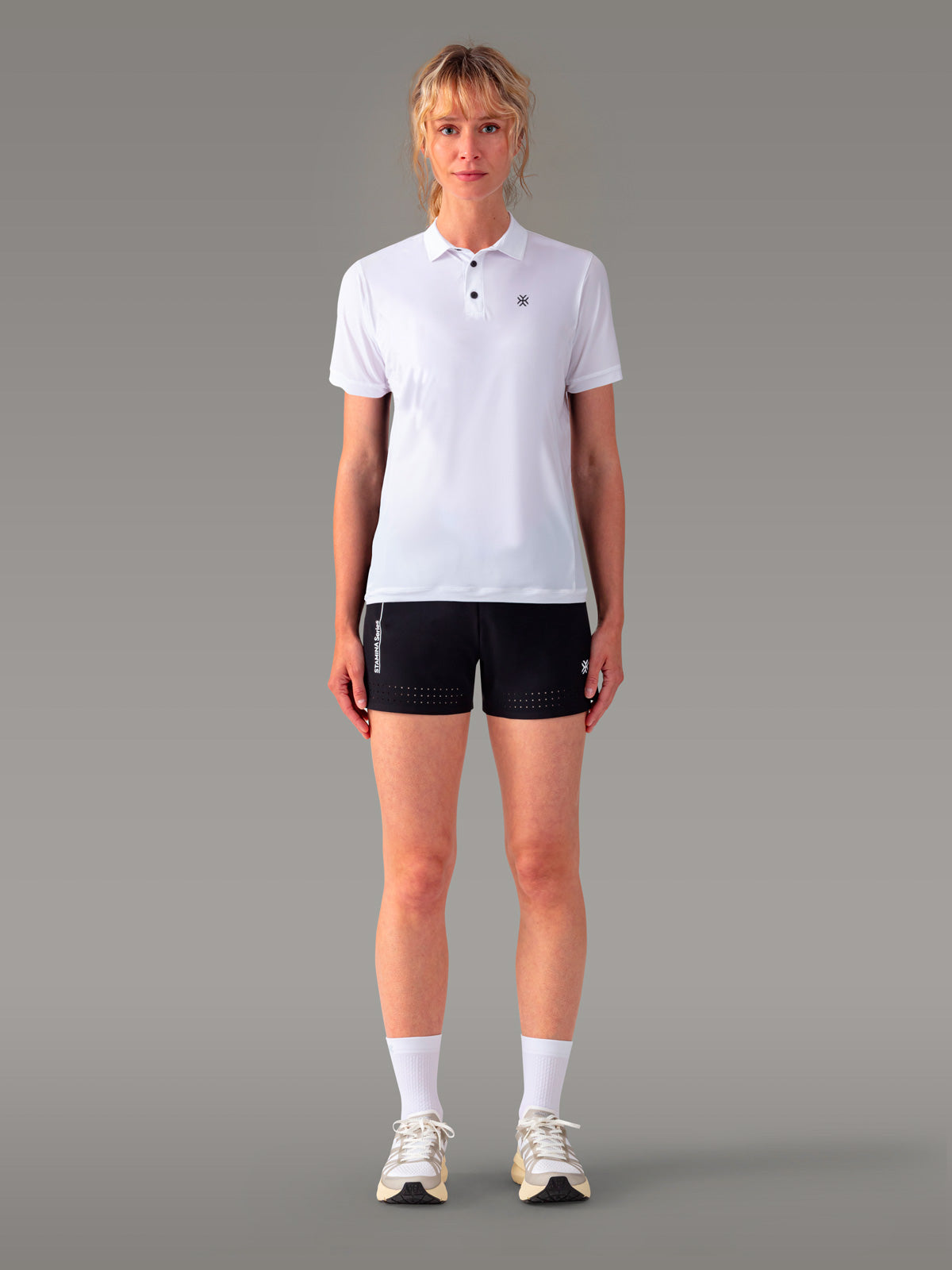 LAFFREY Polo léger Actif - coloris White Rock

