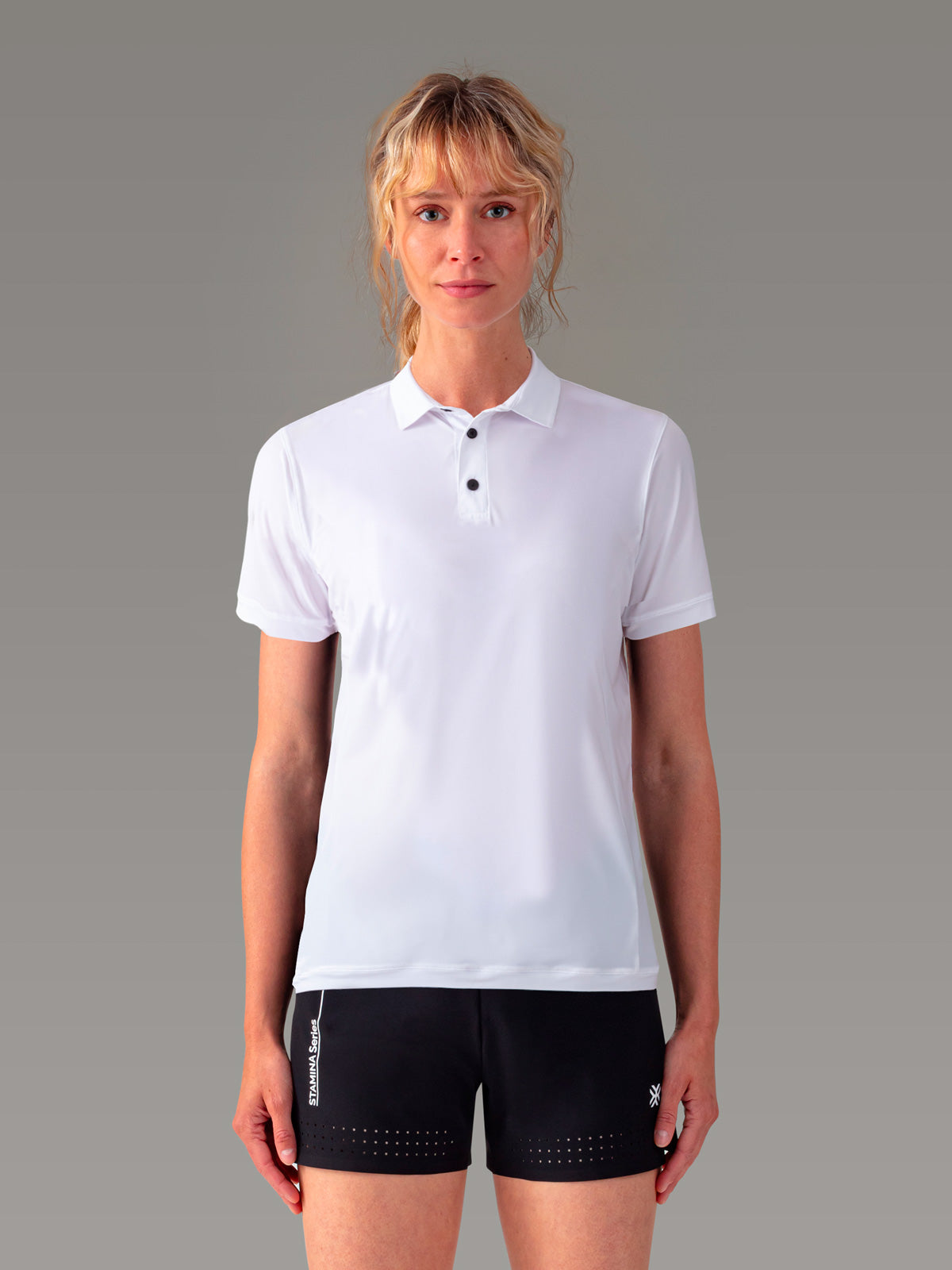 LAFFREY Polo léger Actif - coloris White Rock

