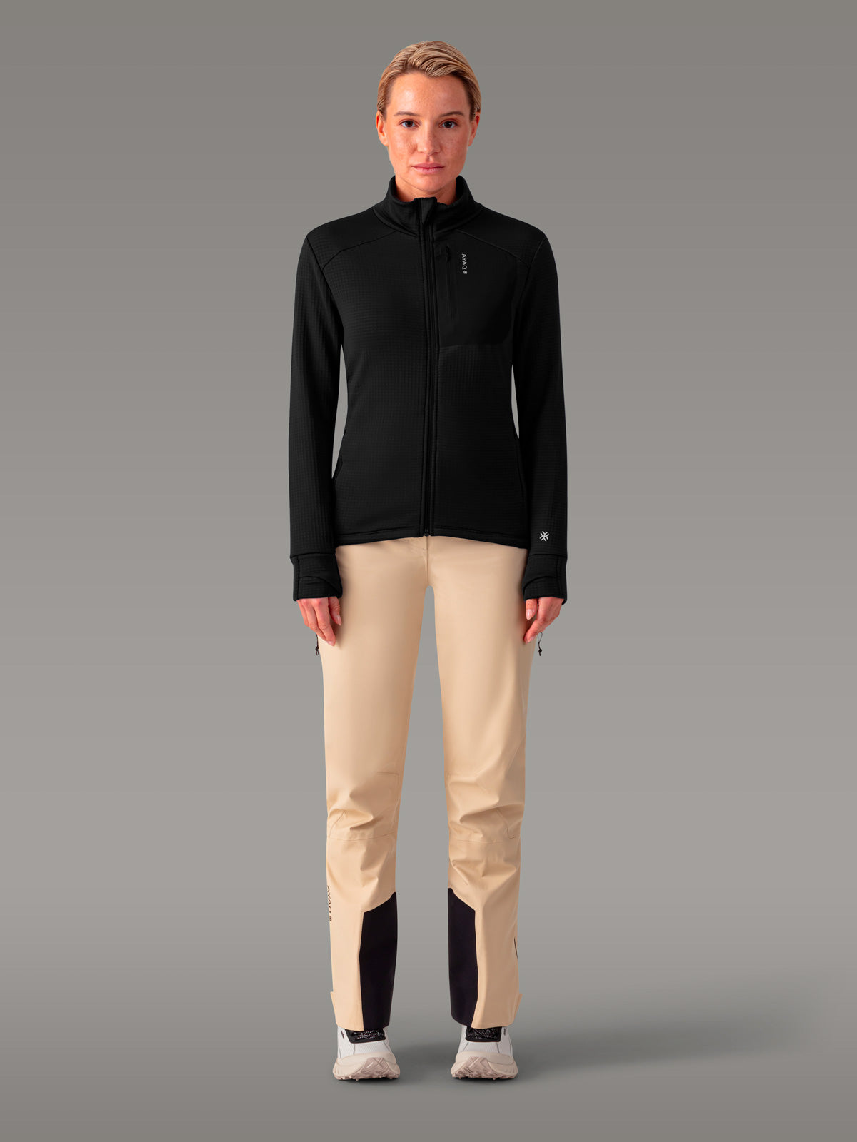 KOKANEE Active fleece jacket - color Black Storm

