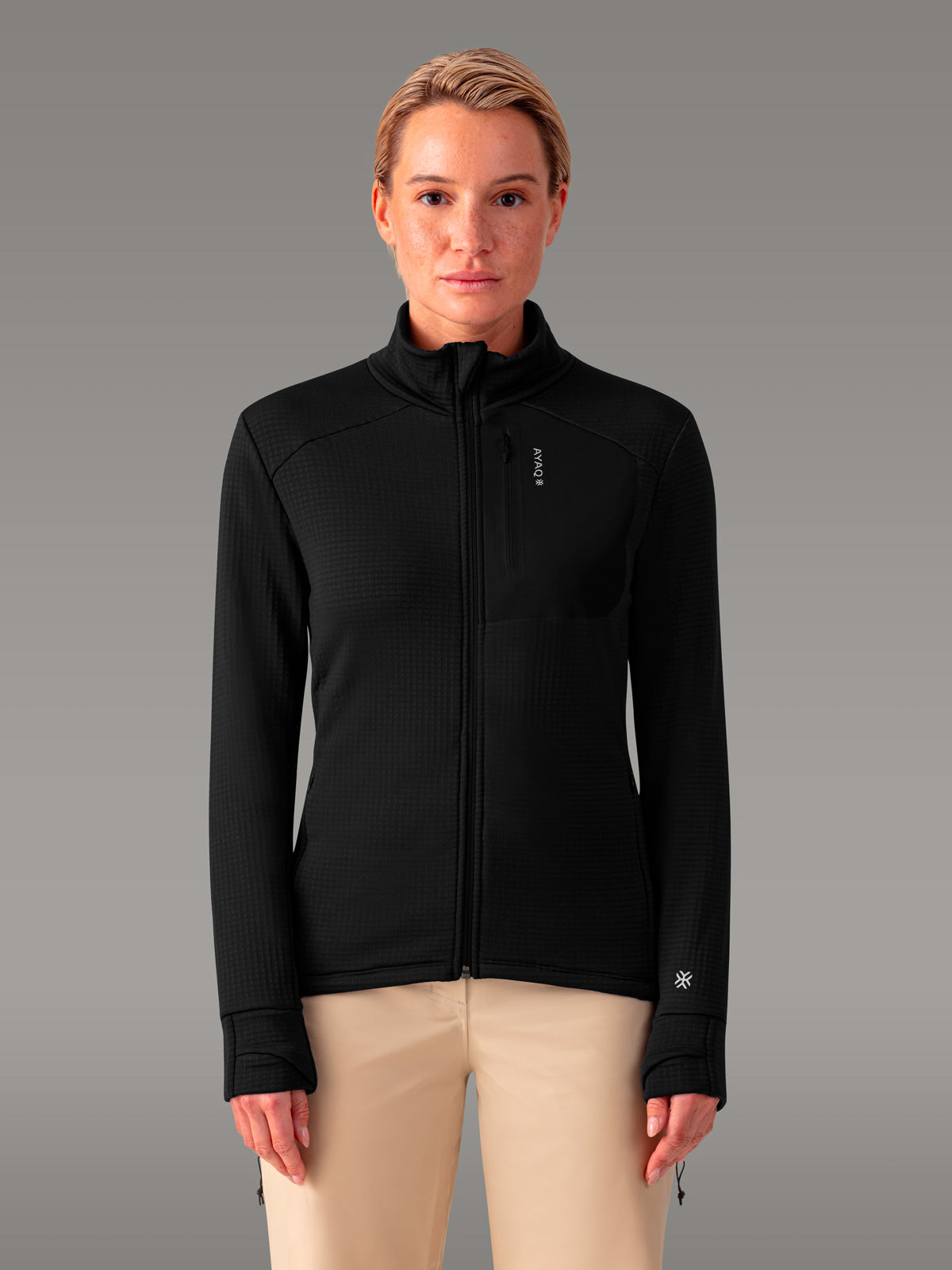 KOKANEE Active fleece jacket - color Black Storm

