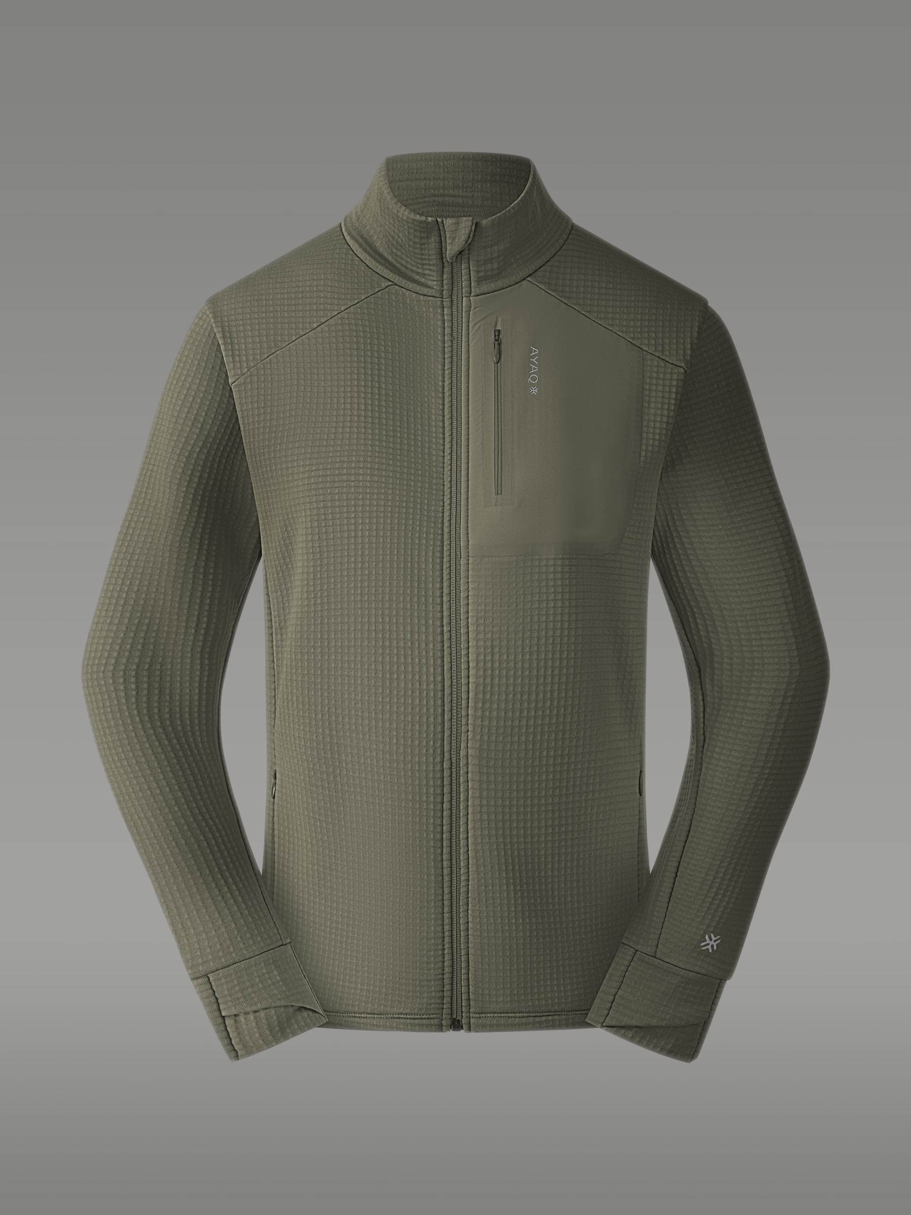 KOKANEE Polaire active - coloris Kaki Lichen

