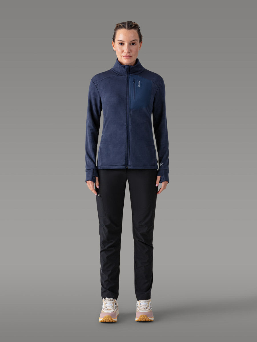 KOKANEE Active fleecejakke — North Blue