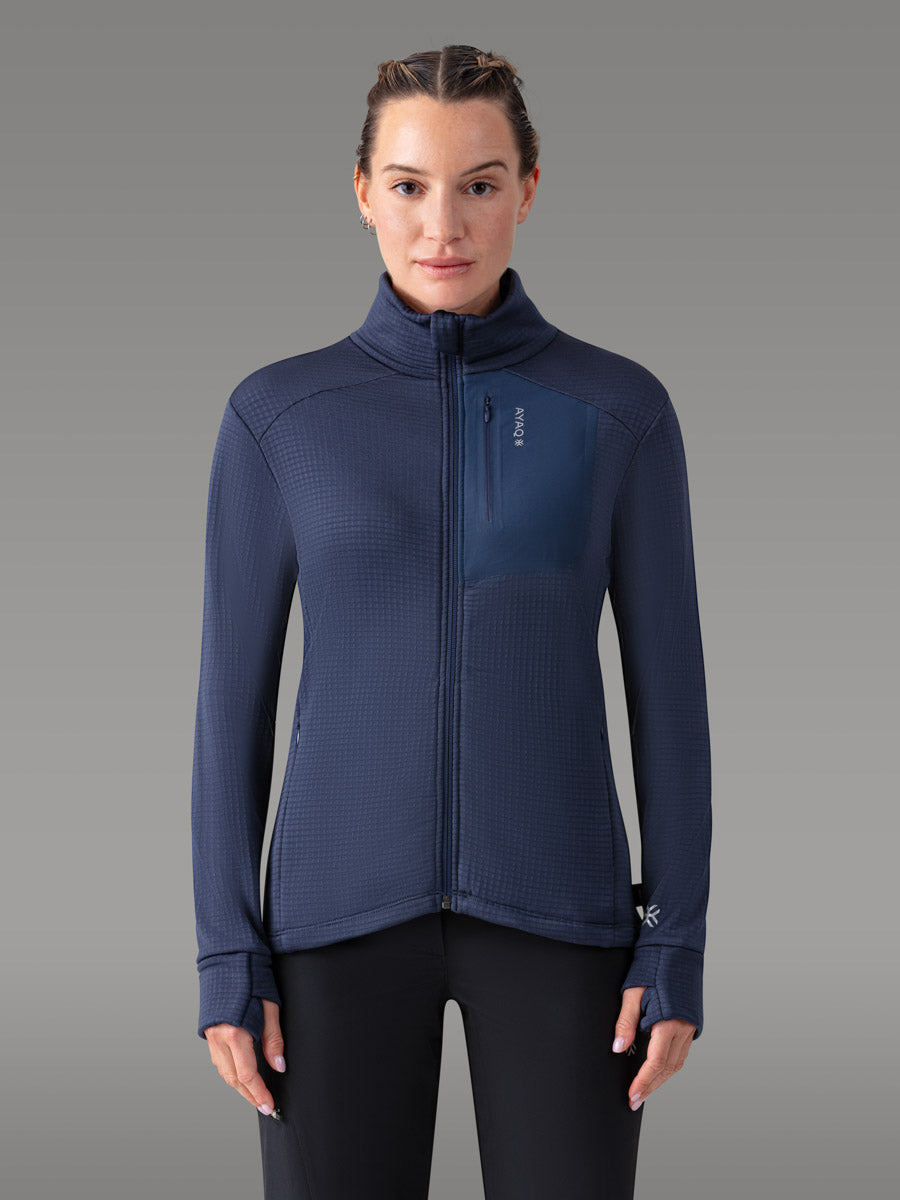 KOKANEE Active fleecejakke — North Blue