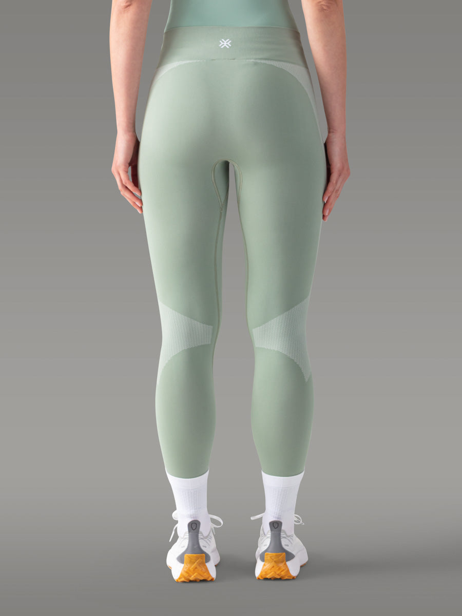 STUBAI Sømløs legging — Green Mist