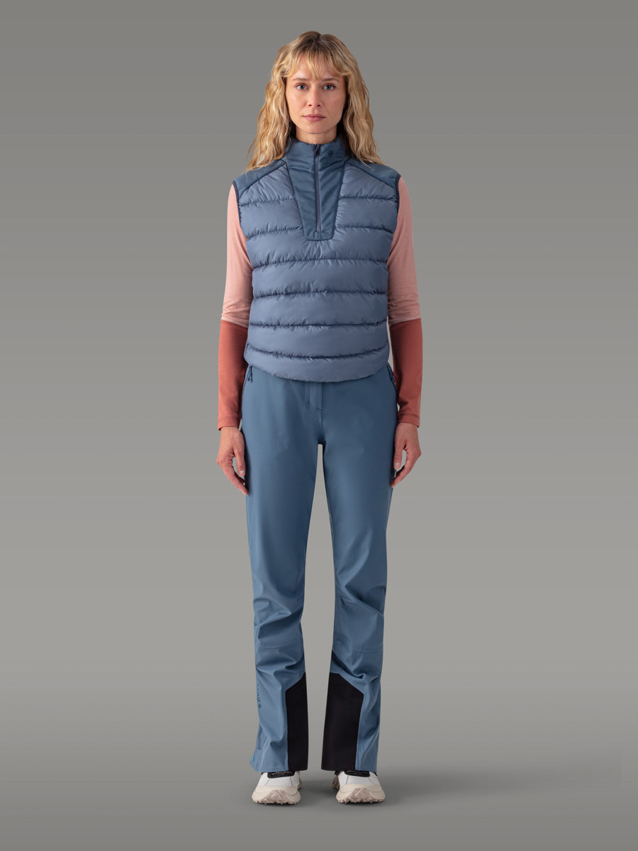 FORNO ノースリーブインサレーションジャケット — Blue Slate