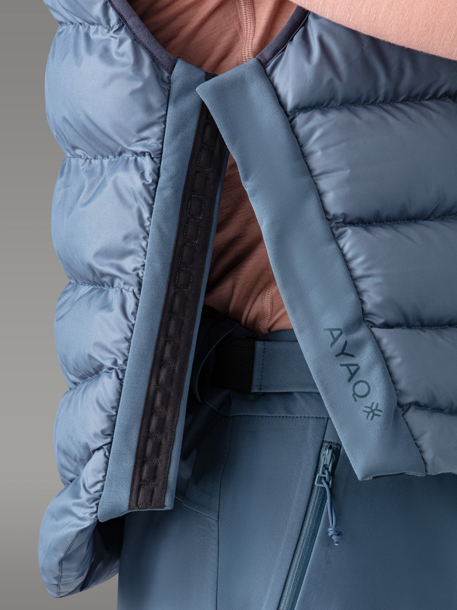 FORNO ノースリーブインサレーションジャケット — Blue Slate